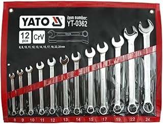 12Pcs Combination Spanner Set (8-24mm) – Yato YT-0362