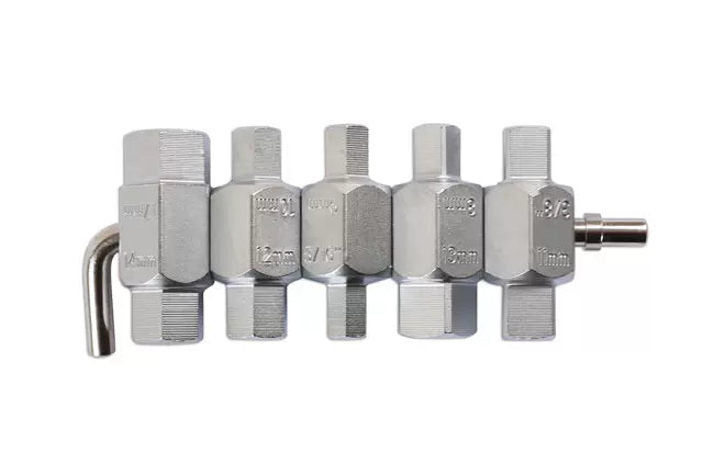 Laser - 1580 - Drain Plug Key Set 5pc