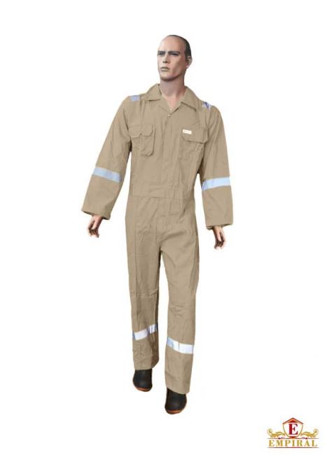 Empiral Comfort C Cotton Coverall, 270gsm, Medium, Khaki