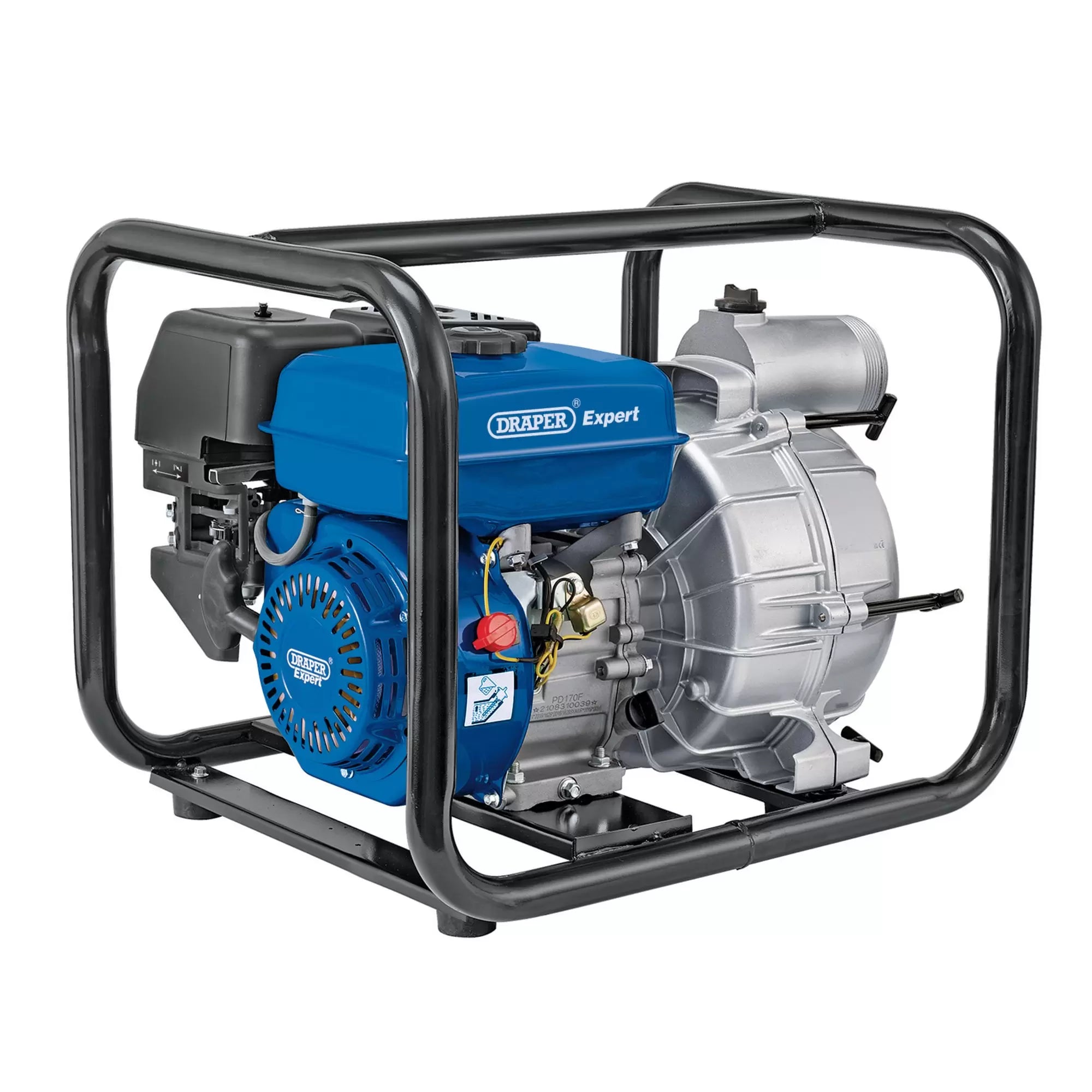 Draper Tools - 16128 - Draper Expert Petrol Trash Water Pump, 750L/min, 7HP