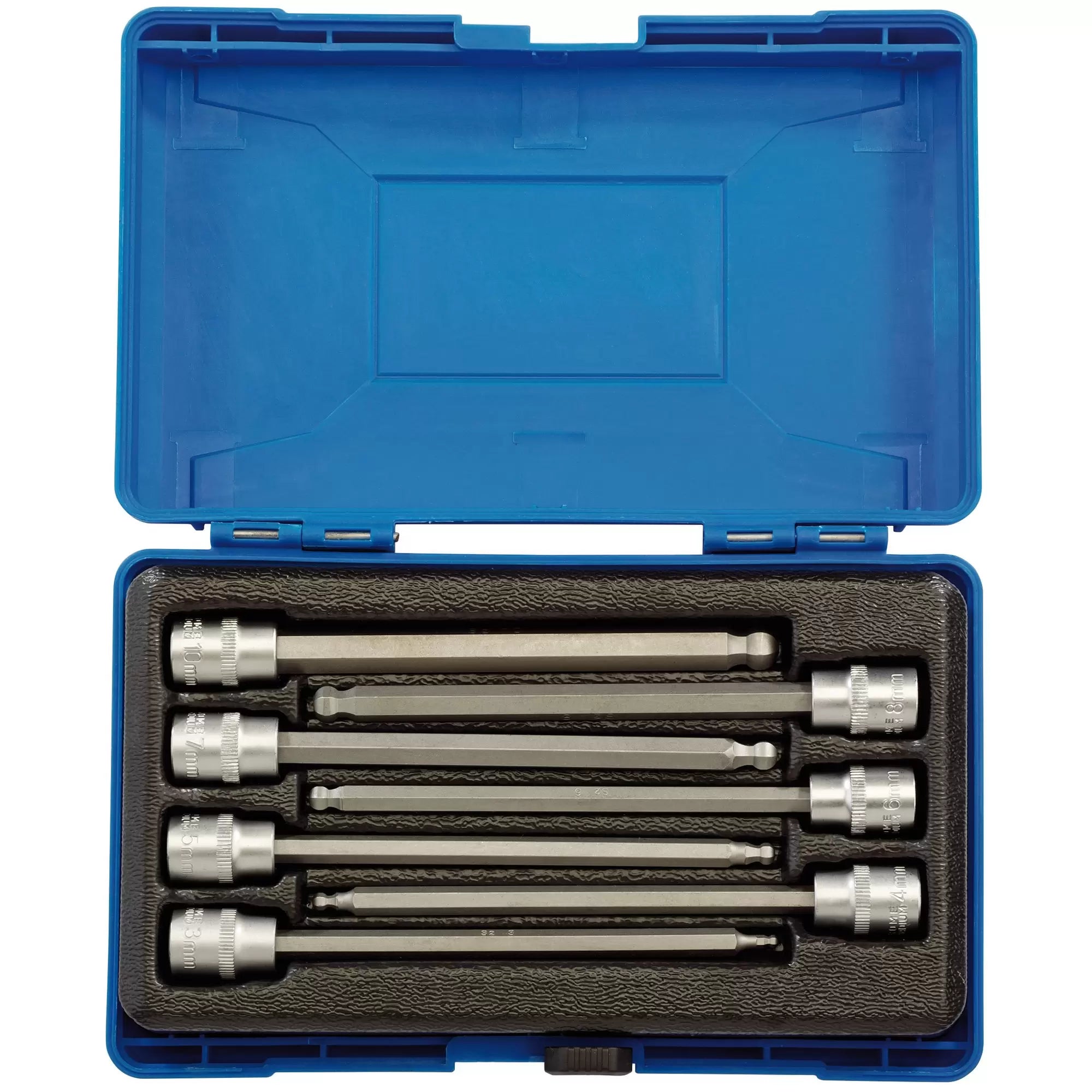 Draper Tools - 16297 - Draper Expert Hexagonal Socket Bit Set, 3/8" Sq. Dr. (7 Piece)