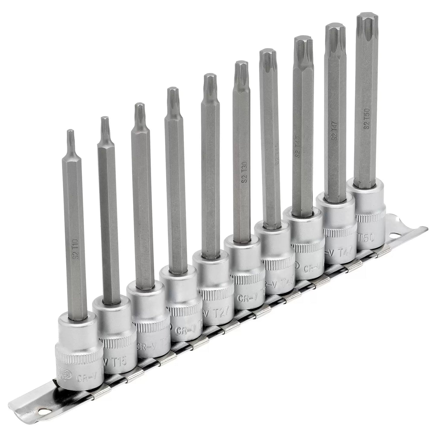 Draper Tools - 16310 - Draper Expert TX-STAR® Socket Bit Set, 3/8" Sq. Dr., 100mm (10 Piece)