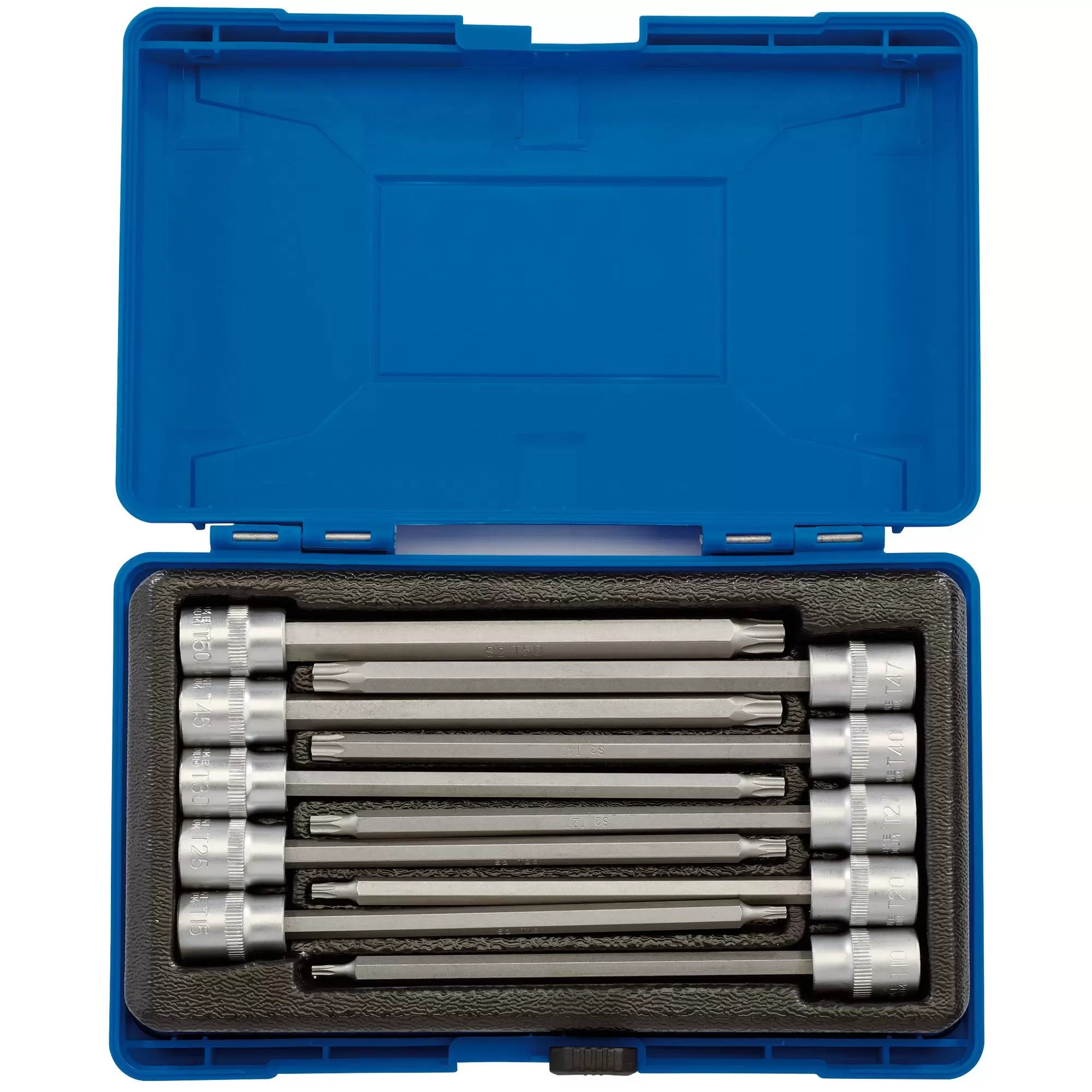 Draper Tools - 16311 - Draper Expert TX-STAR® Long Socket Bit Set, 3/8" Sq. Dr., 150mm (10 Piece)