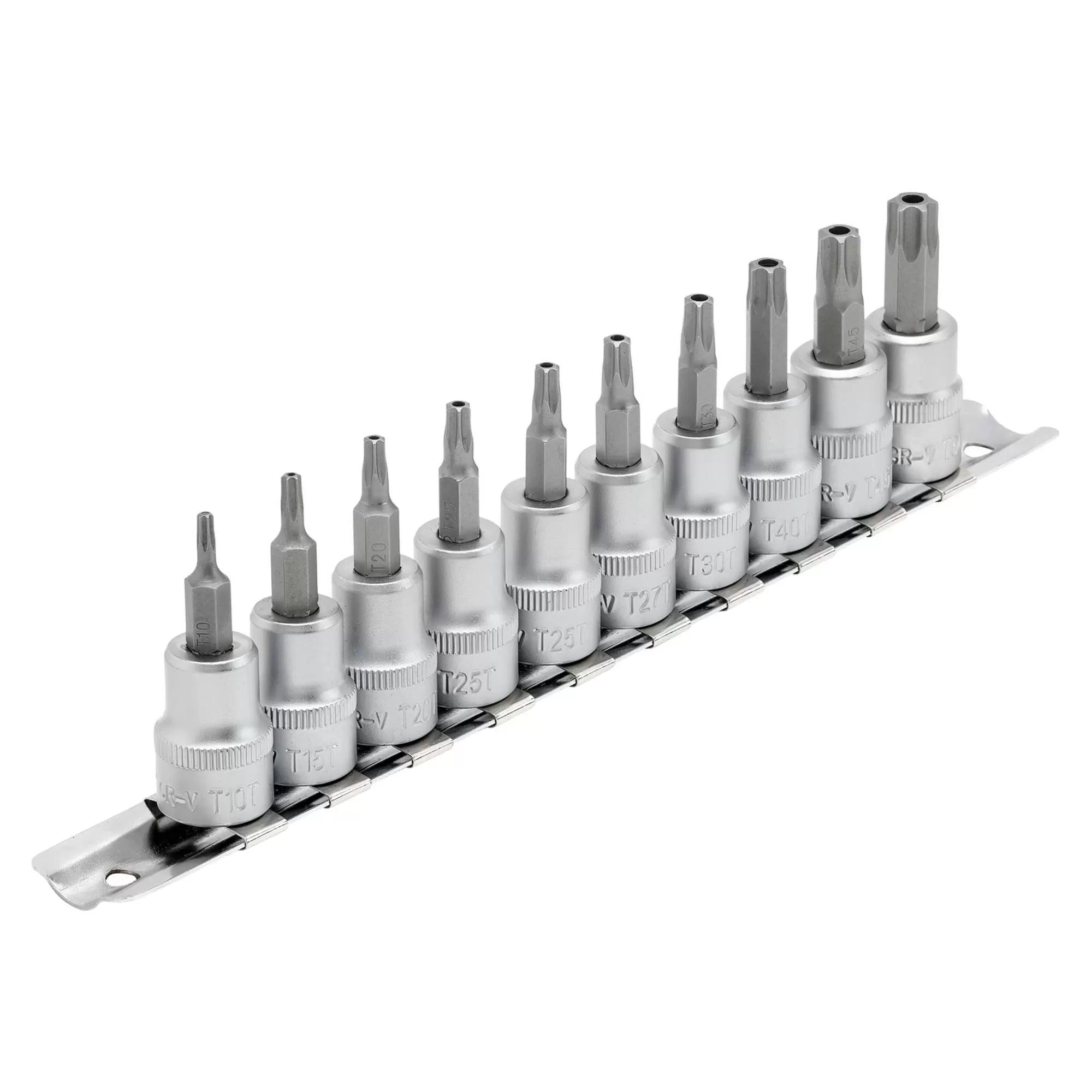 Draper Tools - 16332 - Draper Expert TX-STAR® Security Socket Bit Set, 3/8" Sq. Dr., 48mm (10 Piece)