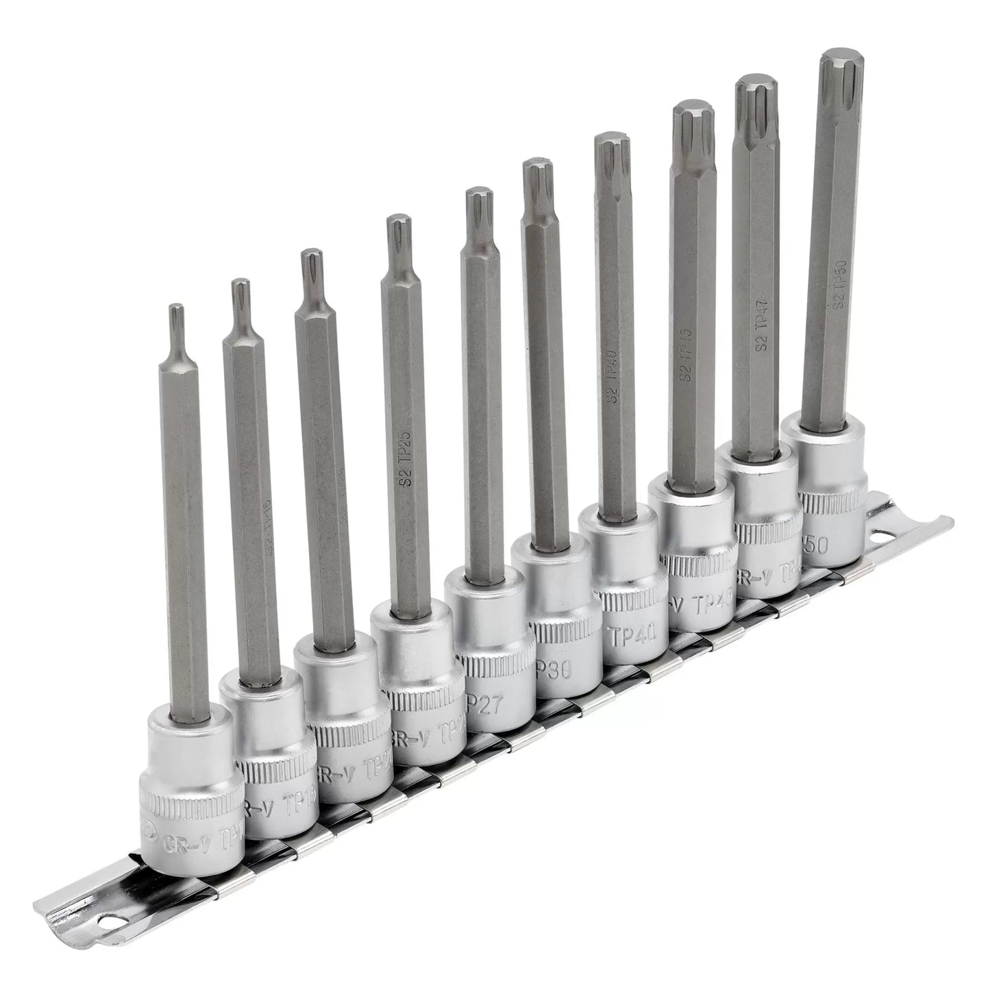 Draper Tools - 16340 - Draper Expert TX-STAR® Plus Socket Bit Set, 3/8" Sq. Dr., 100mm (10 Piece)
