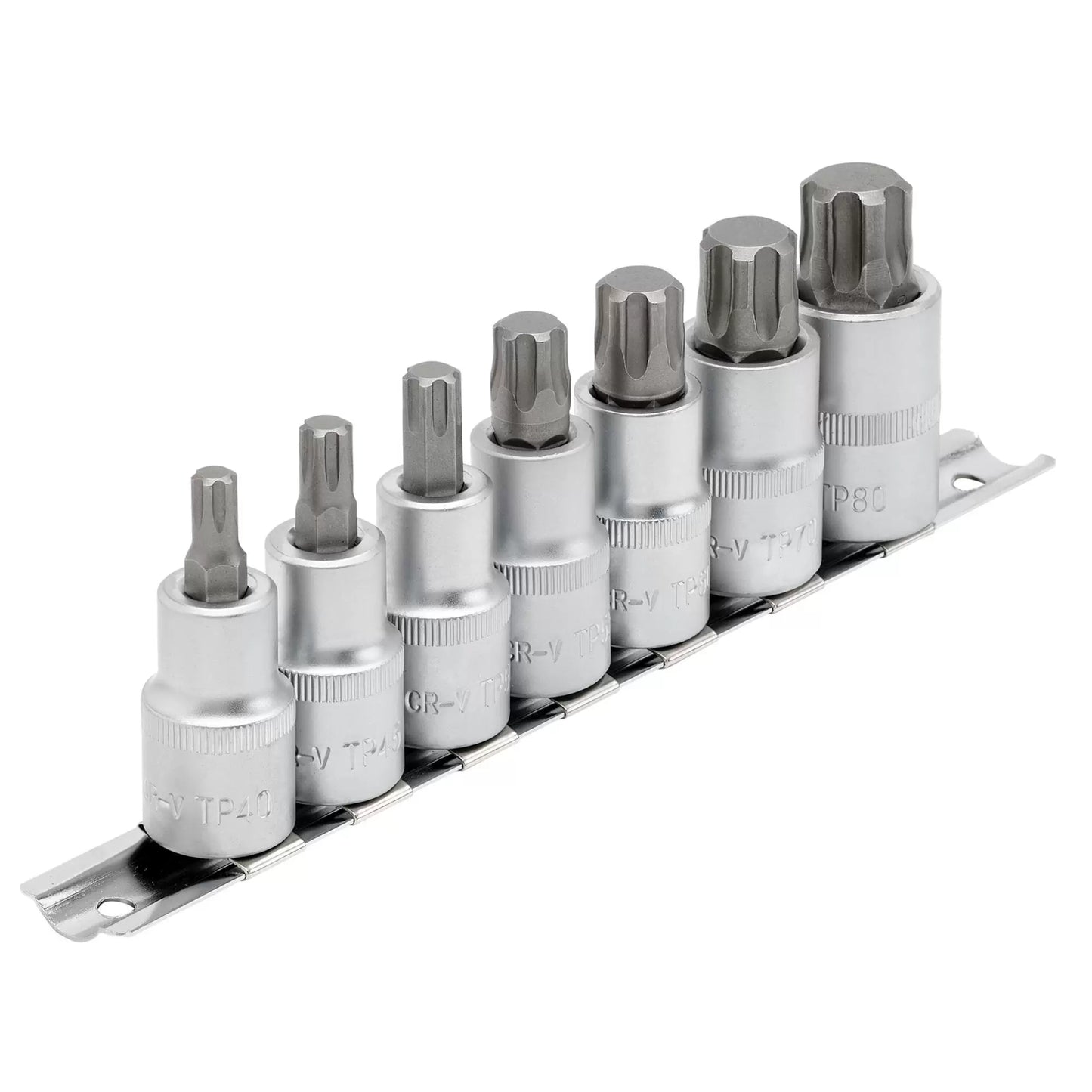 Draper Tools - 16341 - Draper Expert TX-STAR® Plus Socket Bit Set, 1/2" Sq. Dr., 55mm (7 Piece)
