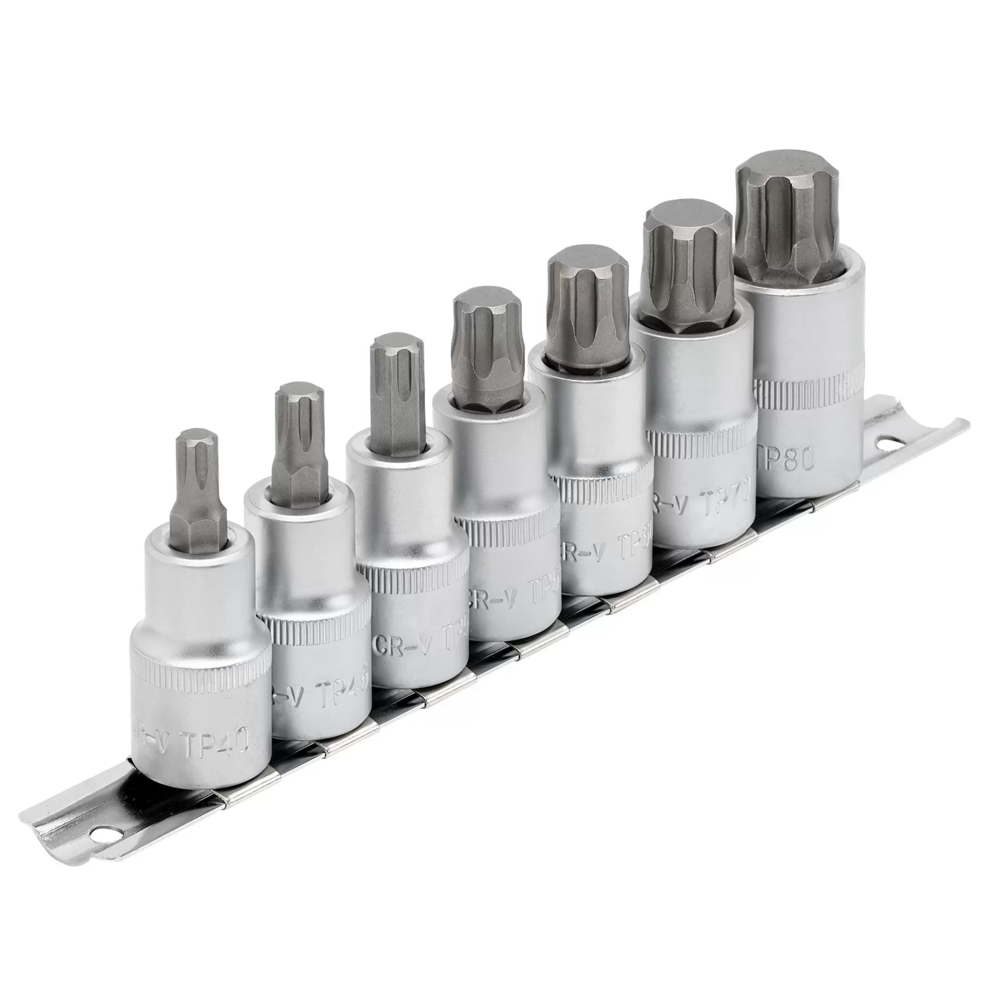 Draper Tools - 16341 - Draper Expert TX-STAR® Plus Socket Bit Set, 1/2" Sq. Dr., 55mm (7 Piece)