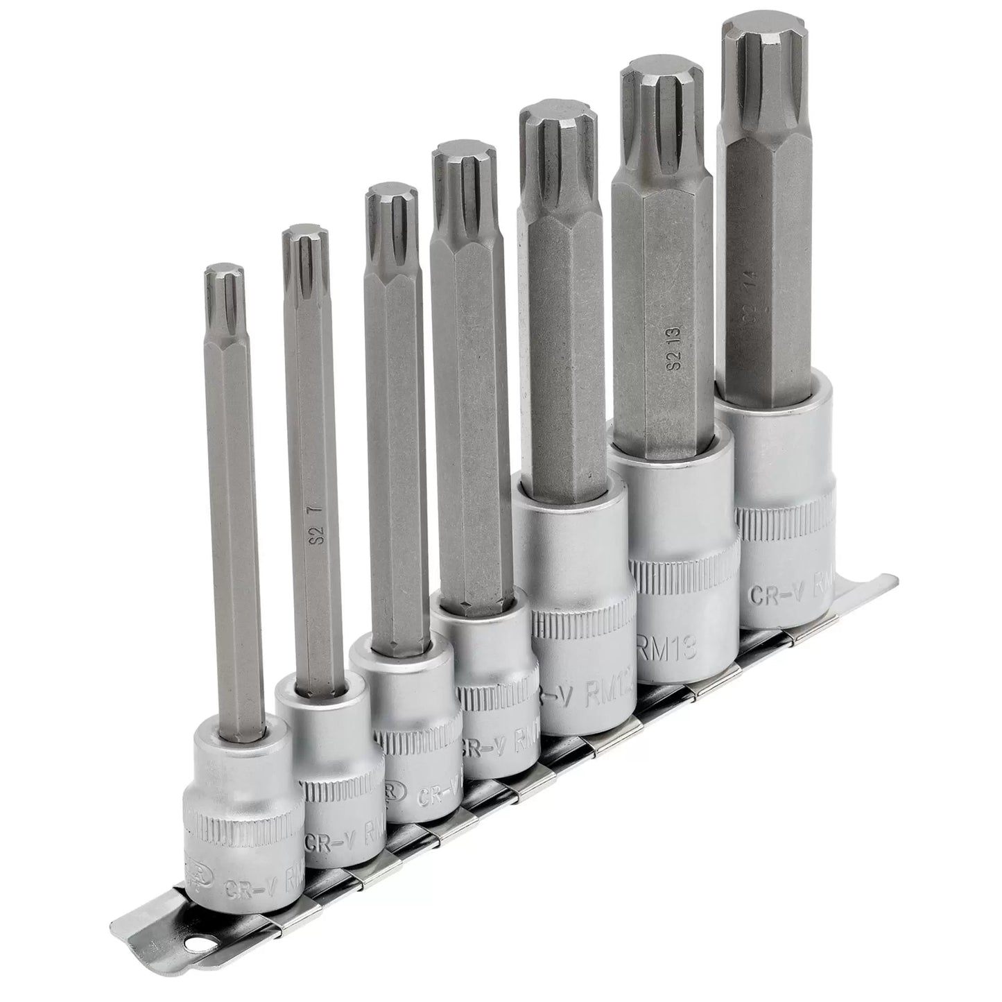 Draper Tools - 16346 - Draper Expert Ribe® Socket Bit Set, 3/8" & 1/2" Sq. Dr. (7 Piece)
