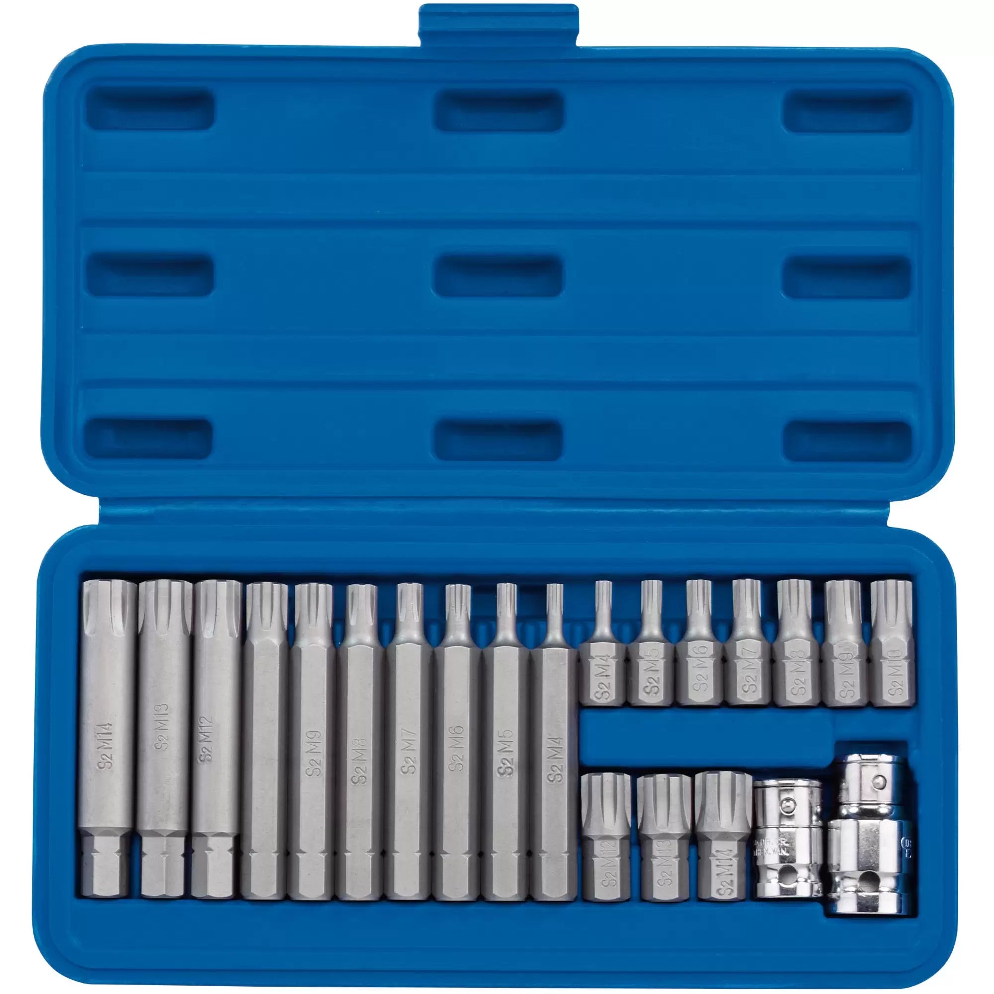 Draper Tools - 16347 - Draper Expert Ribe® 3/8, Socket and Bit Set, 1/2" Sq. Dr. (22 Piece)