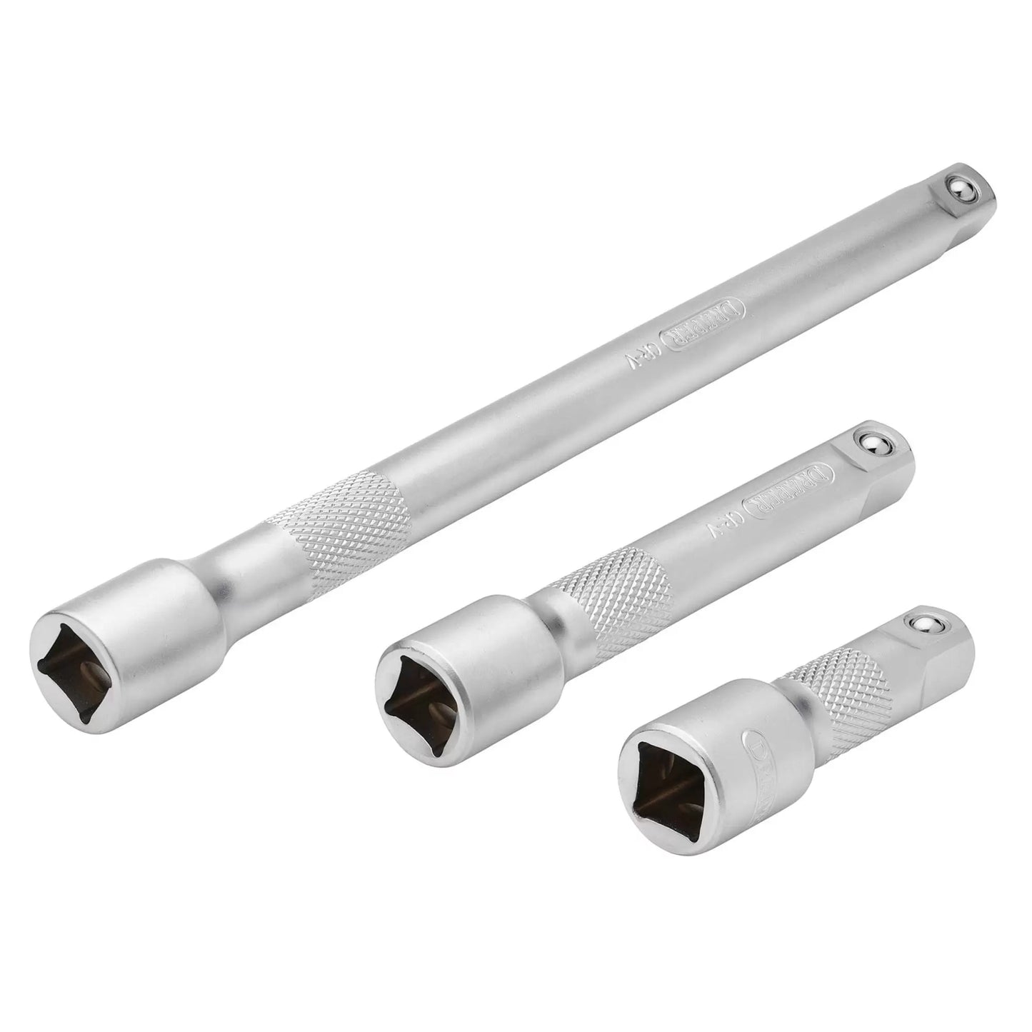 Draper Tools - 16426 - Extension Bar Set, 1/2" Sq. Dr. (3 Piece)