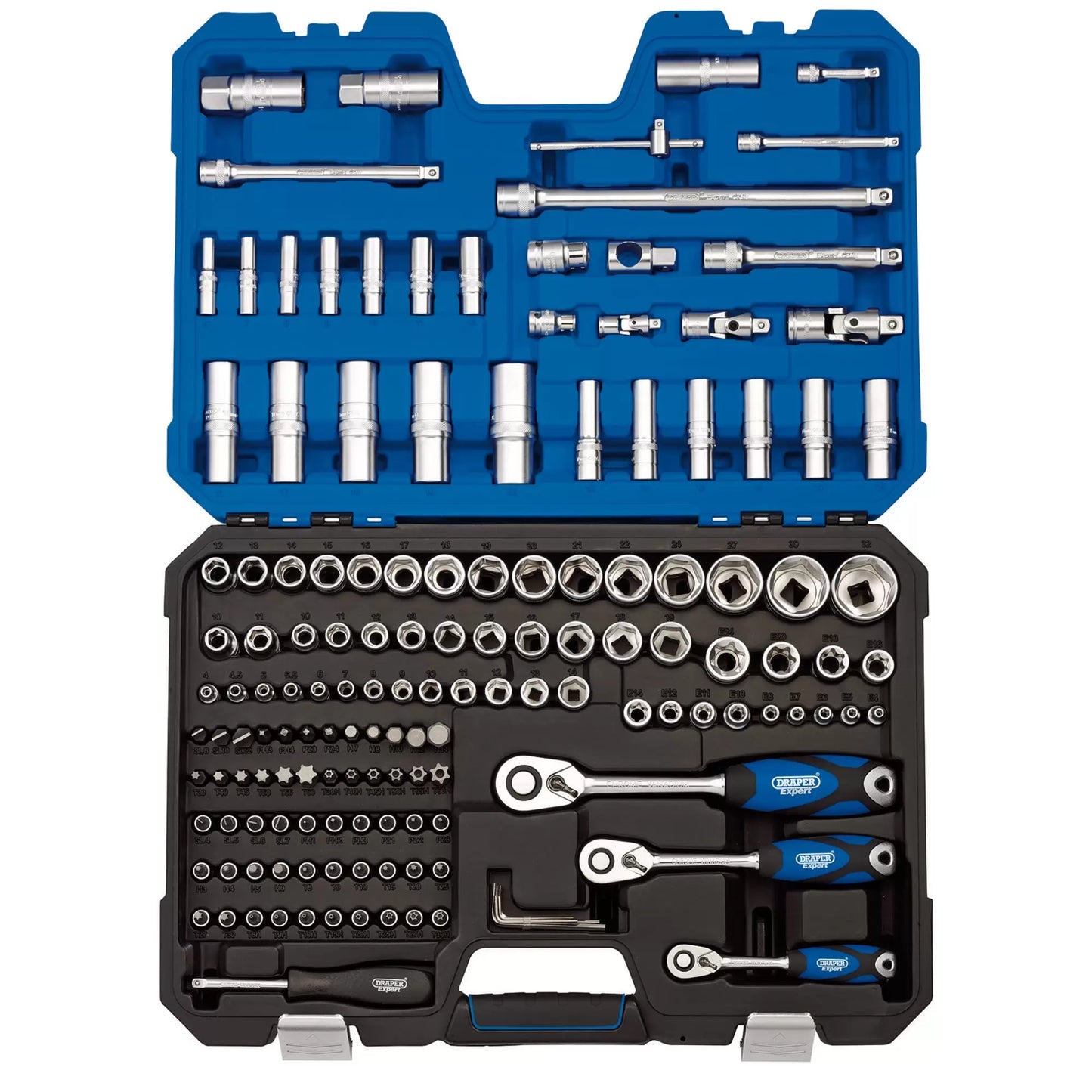 Draper Tools - 16461 - Draper Expert Metric Socket Set, 1/4", 3/8" and 1/2" Sq. Dr. (149 Piece)