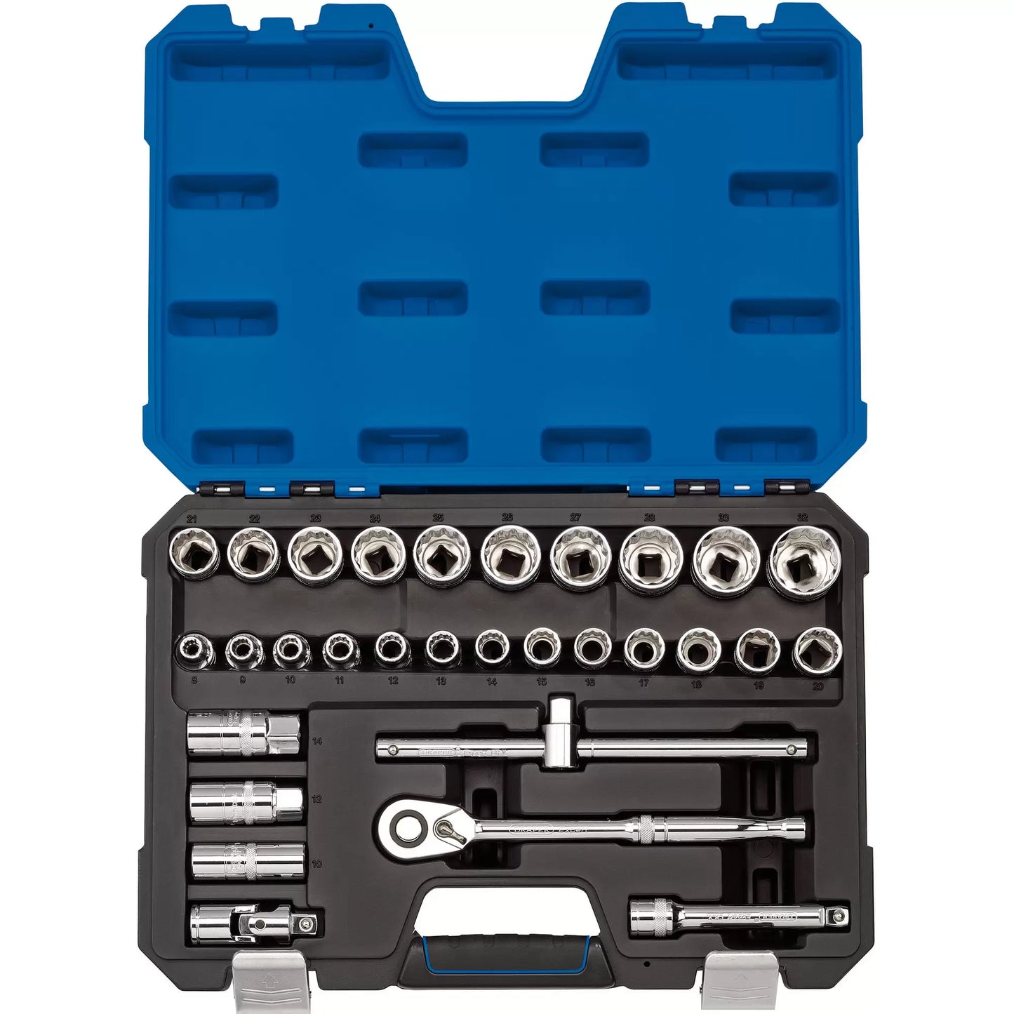 Draper Tools - 16466 - Draper Expert Metric Socket Set, 1/2" Sq. Dr. (30 Piece)