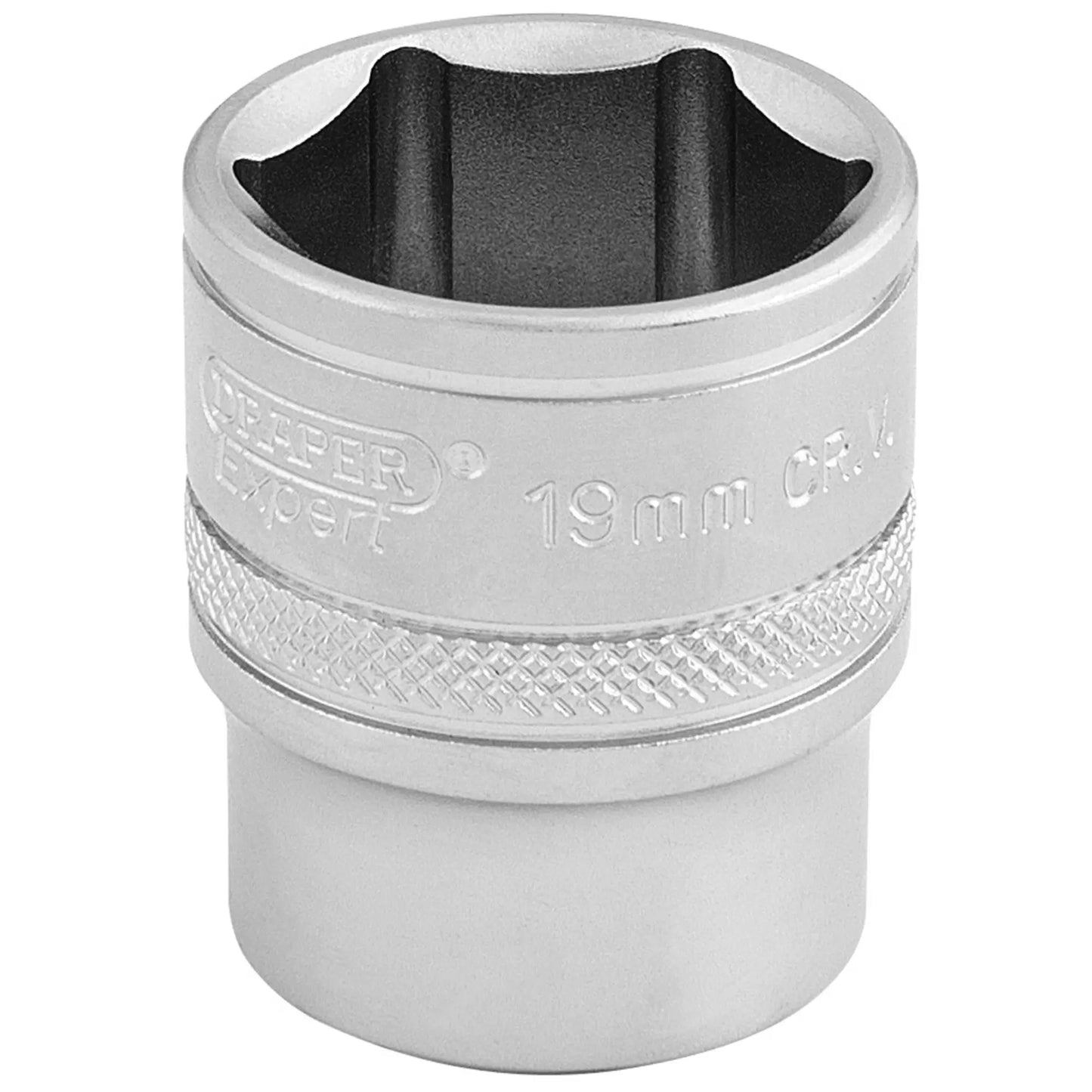 Draper Tools - 16545 - Draper Expert 6 Point Metric Socket, 3/8" Sq. Dr., 19mm