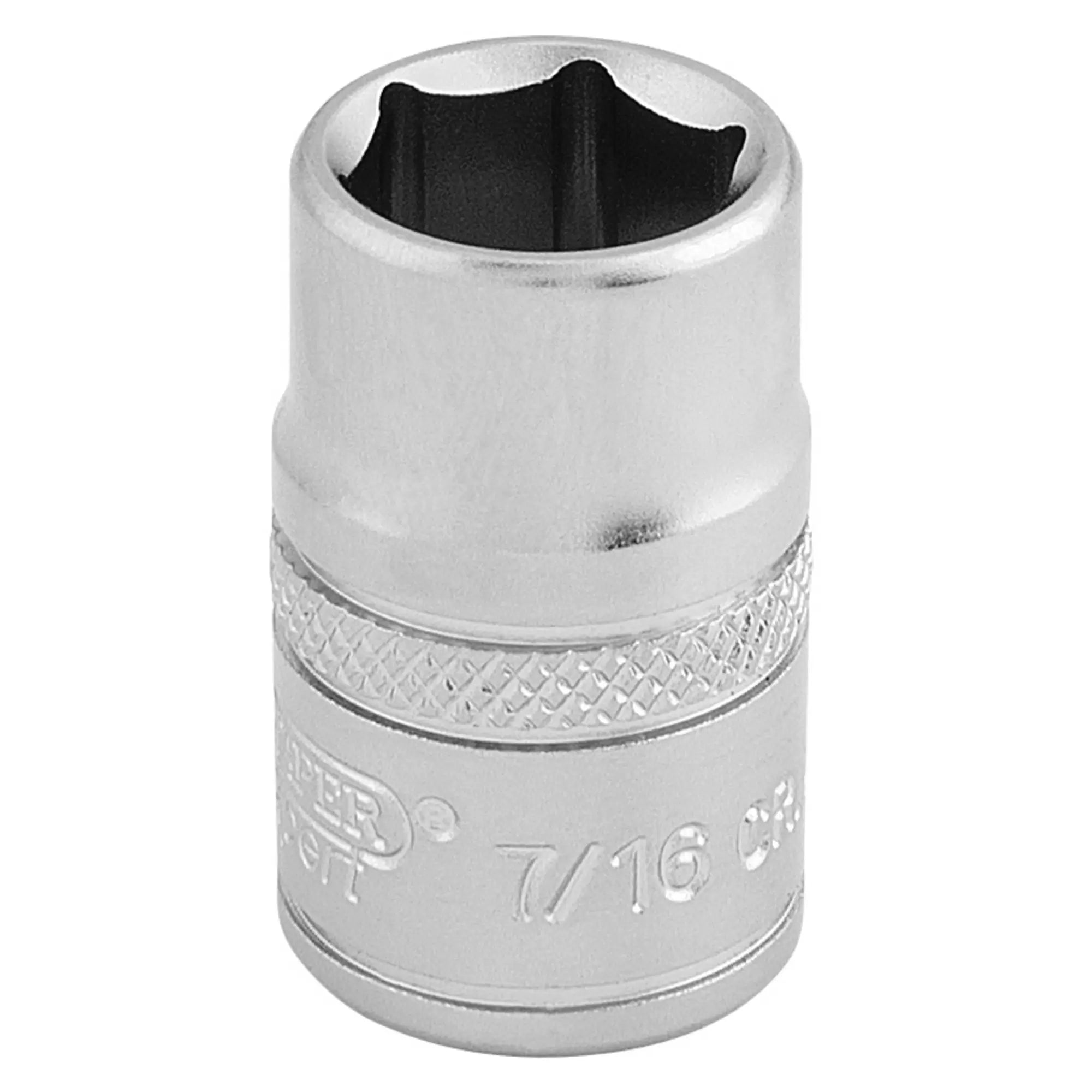 Draper Tools - 16551 - Draper Expert 6 Point Imperial Socket, 3/8" Sq. Dr., 7/16"