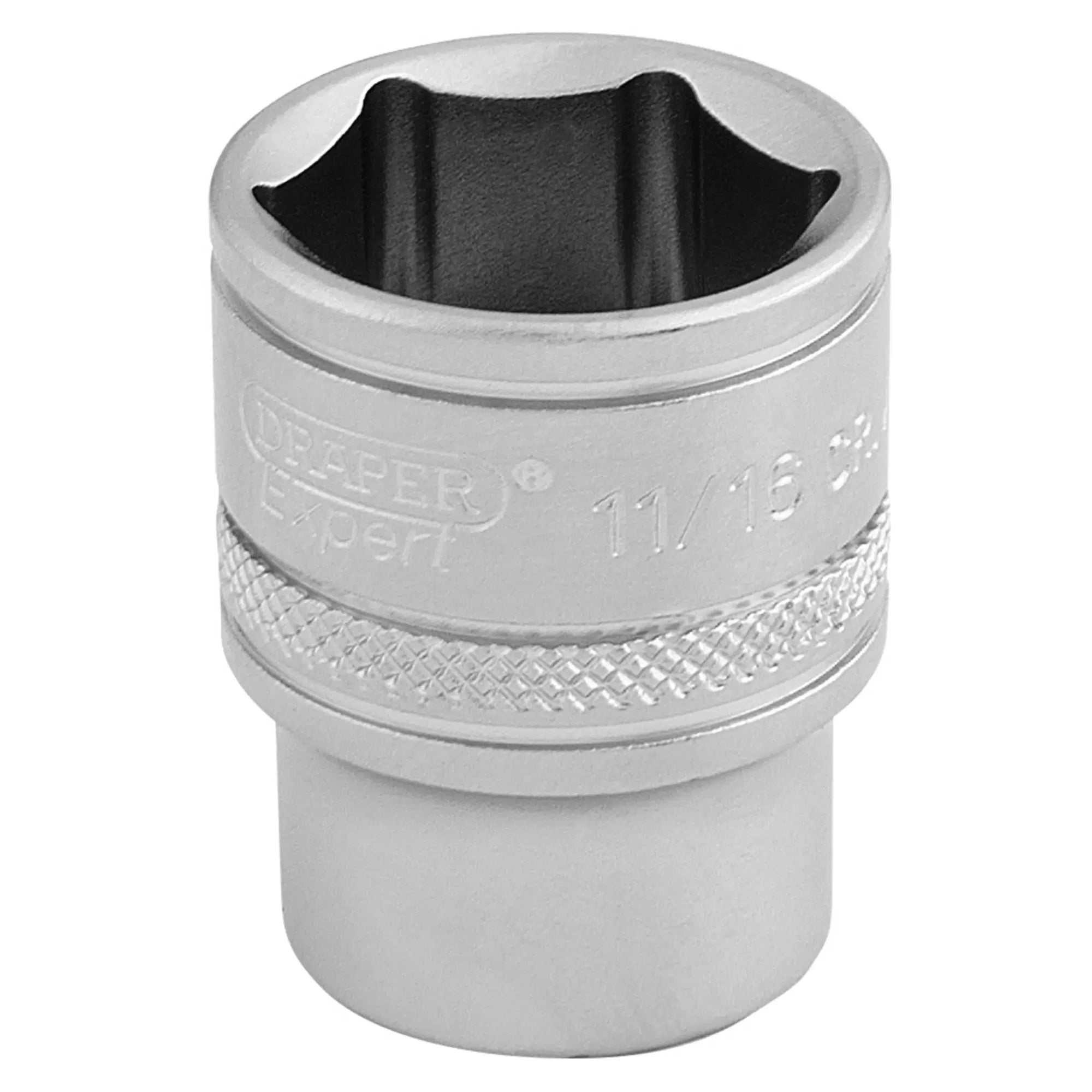 Draper Tools - 16573 - Draper Expert 6 Point Imperial Socket, 3/8" Sq. Dr., 11/16"
