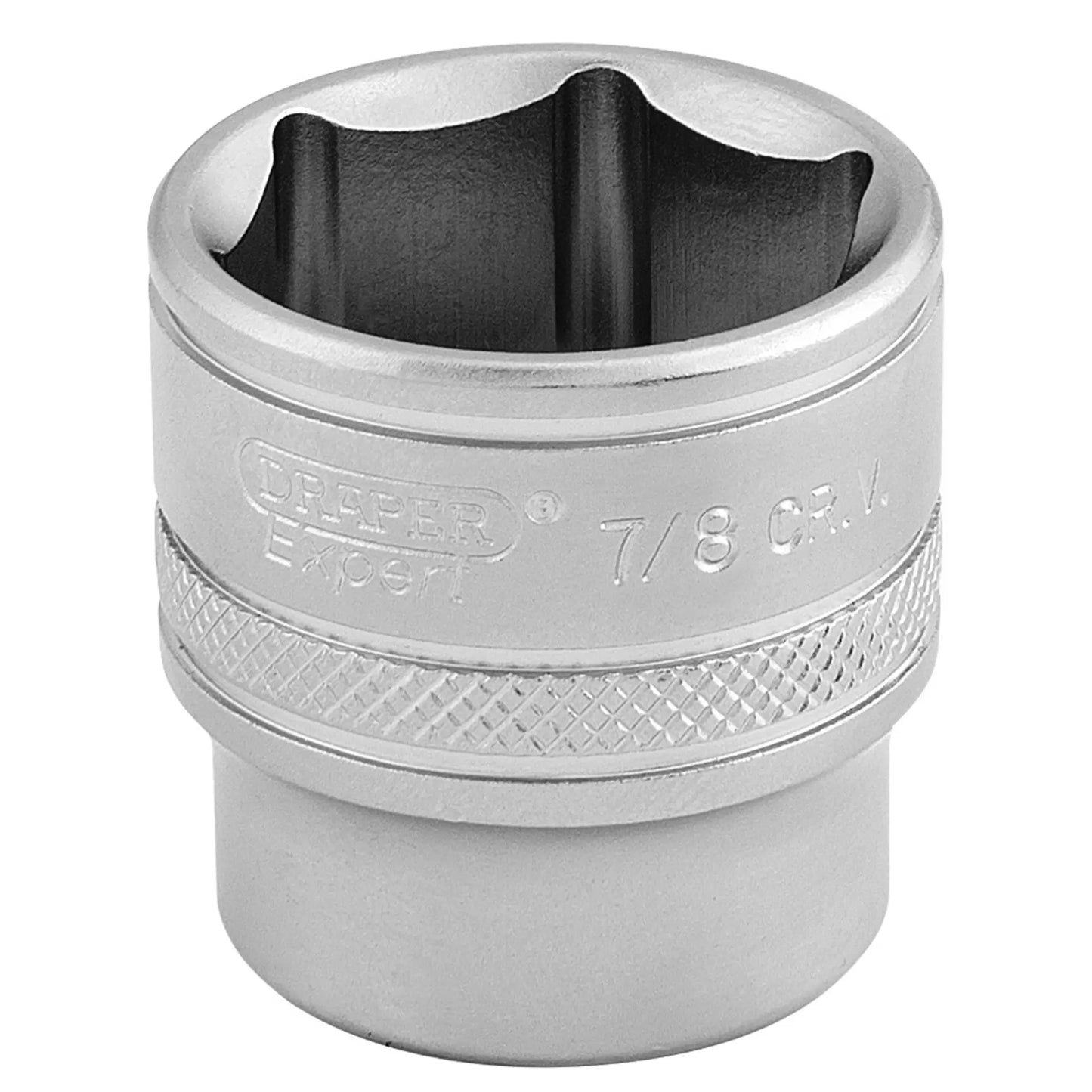 Draper Tools - 16576 - Draper Expert 6 Point Imperial Socket, 3/8" Sq. Dr., 7/8"