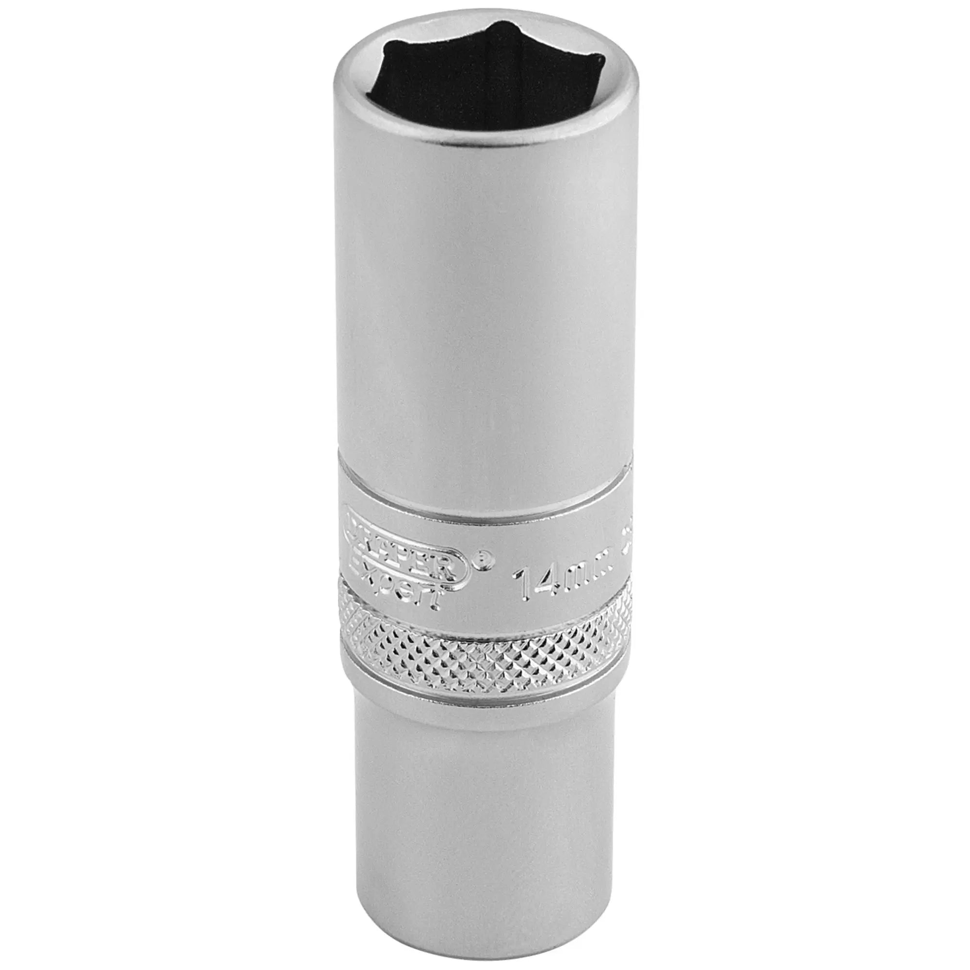 Draper Tools - 16582 - Draper Expert 6 Point Metric Deep Socket, 3/8" Sq. Dr., 14mm