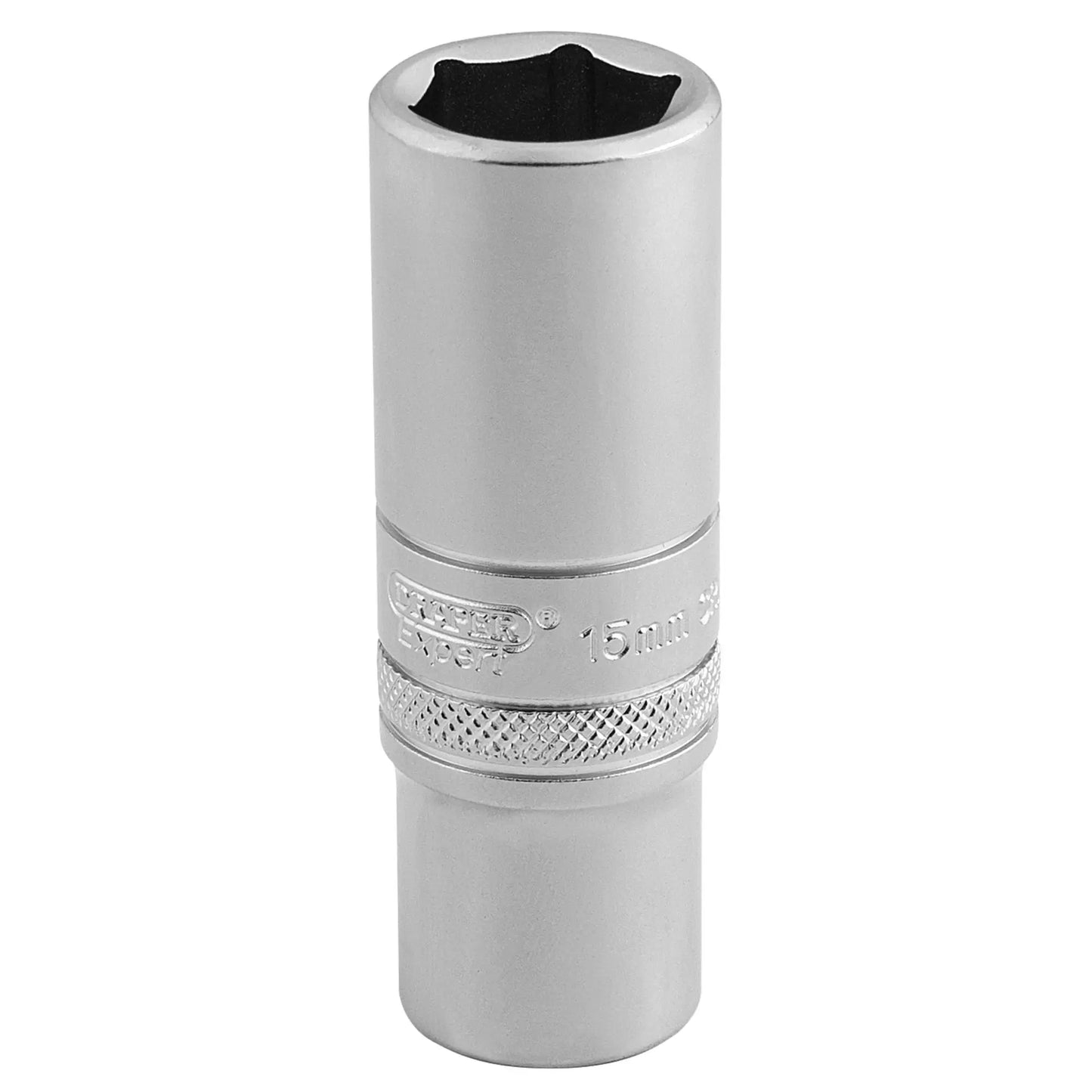 Draper Tools - 16583 - Draper Expert 6 Point Metric Deep Socket, 3/8" Sq. Dr., 15mm