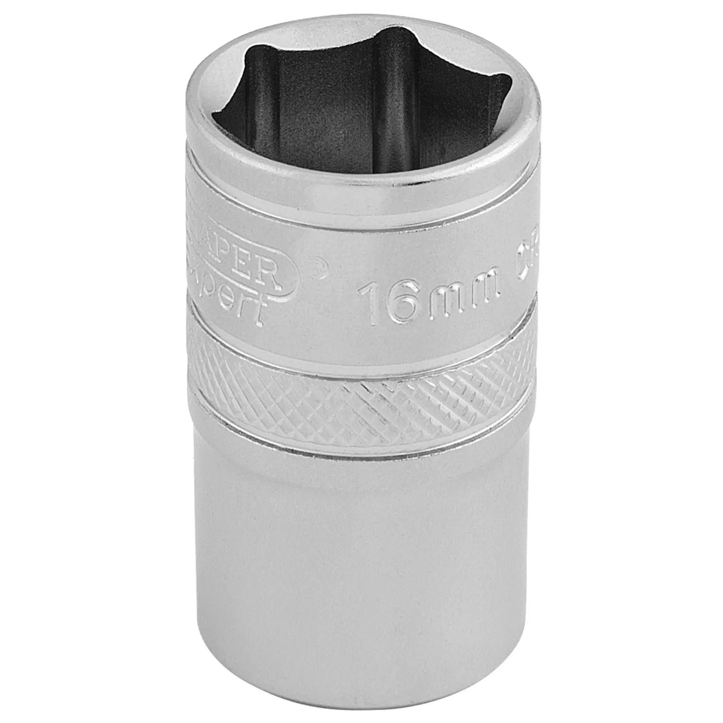 Draper Tools - 16606 - Draper Expert 6 Point Metric Socket, 1/2" Sq. Dr., 16mm
