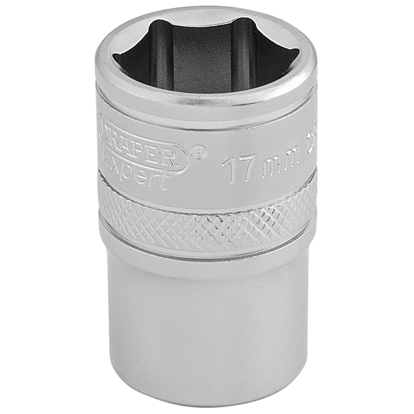 Draper Tools - 16607 - Draper Expert 6 Point Metric Socket, 1/2" Sq. Dr., 17mm