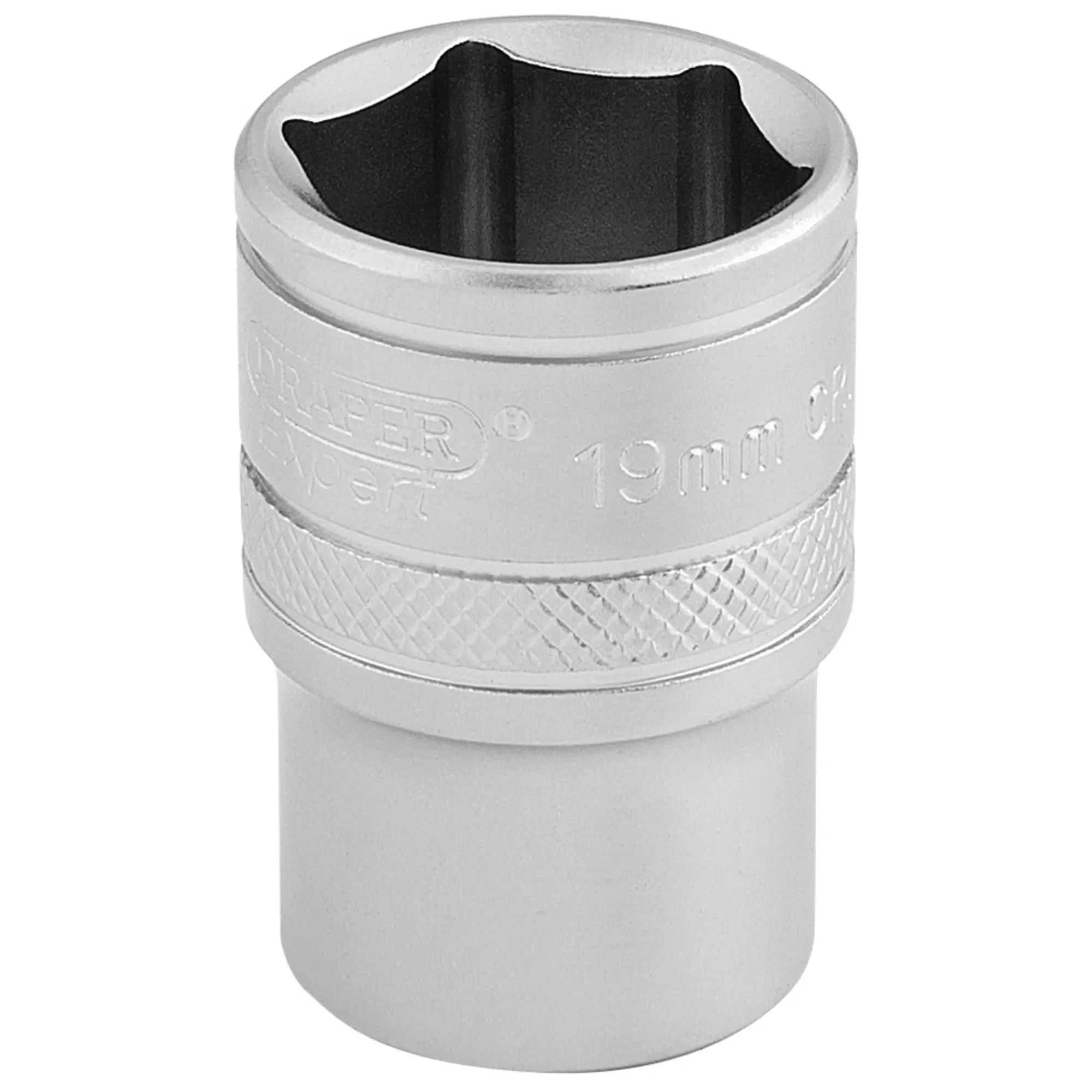Draper Tools - 16609 - Draper Expert 6 Point Metric Socket, 1/2" Sq. Dr., 19mm