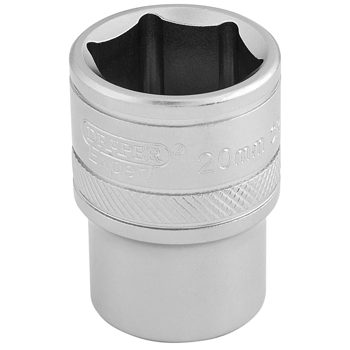 Draper Tools - 16610 - Draper Expert 6 Point Metric Socket, 1/2" Sq. Dr., 20mm