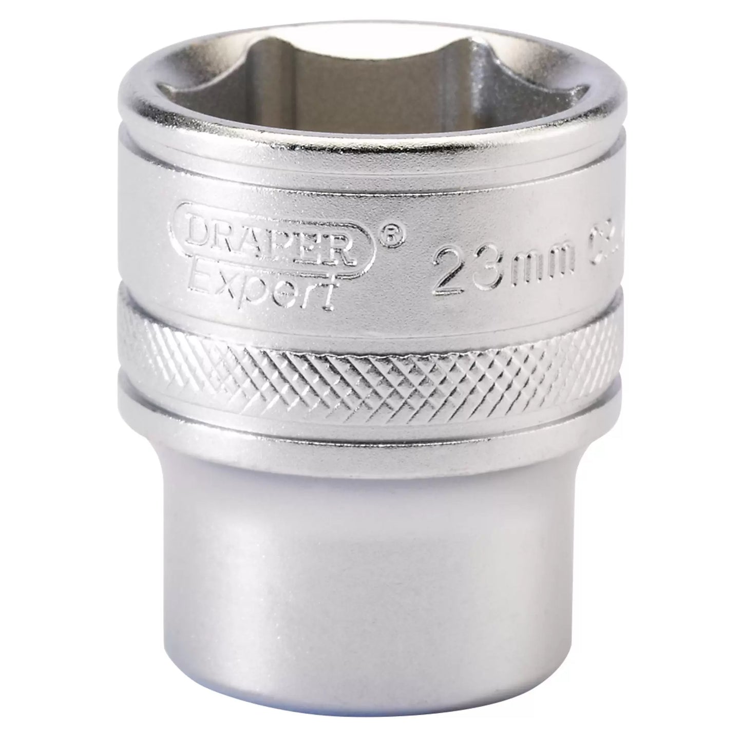 Draper Tools - 16614 - Draper Expert 6 Point Metric Socket, 1/2" Sq. Dr., 23mm