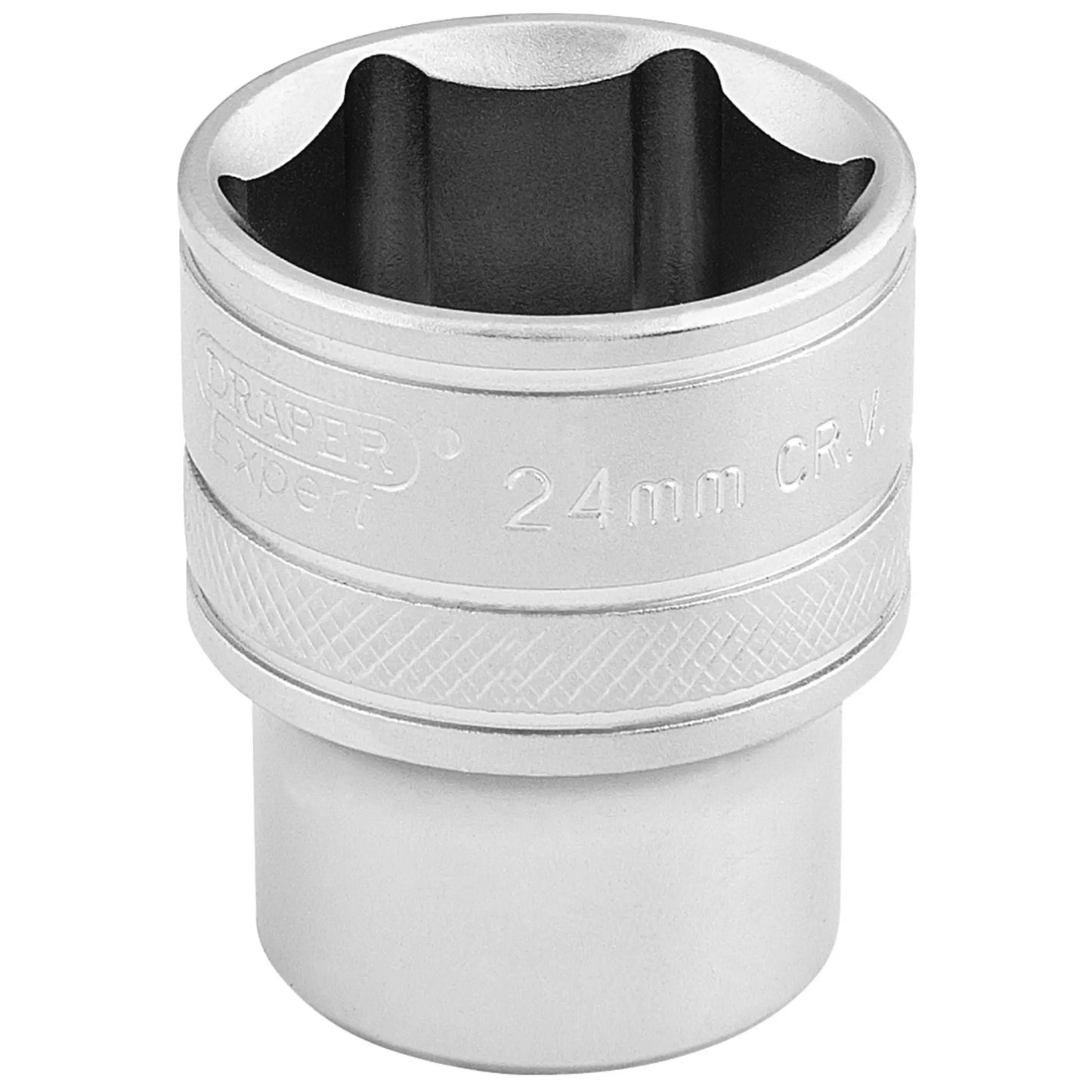 Draper Tools - 16615 - Draper Expert 6 Point Metric Socket, 1/2" Sq. Dr., 24mm