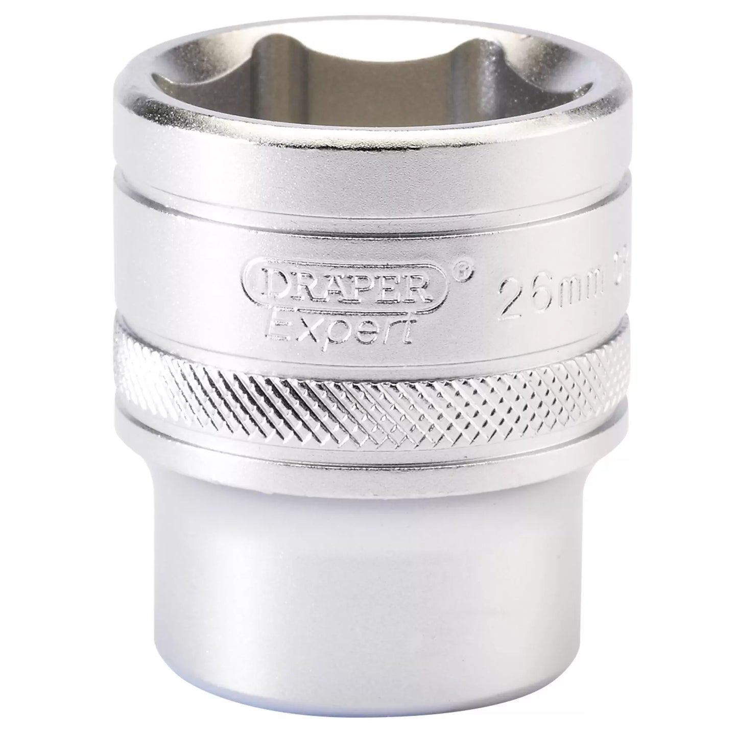 Draper Tools - 16617 - Draper Expert 6 Point Metric Socket, 1/2" Sq. Dr., 26mm