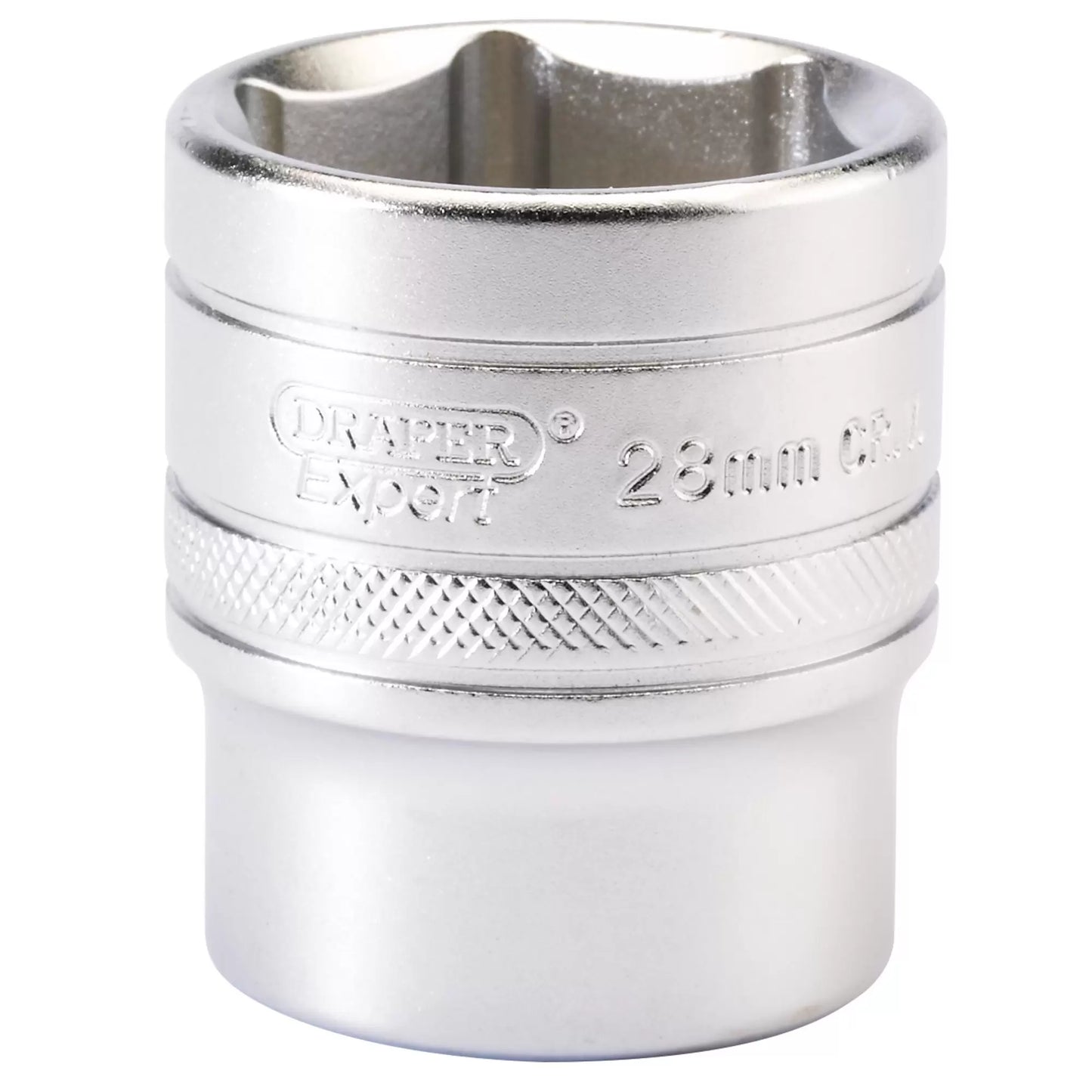 Draper Tools - 16619 - Draper Expert 6 Point Metric Socket, 1/2" Sq. Dr., 28mm