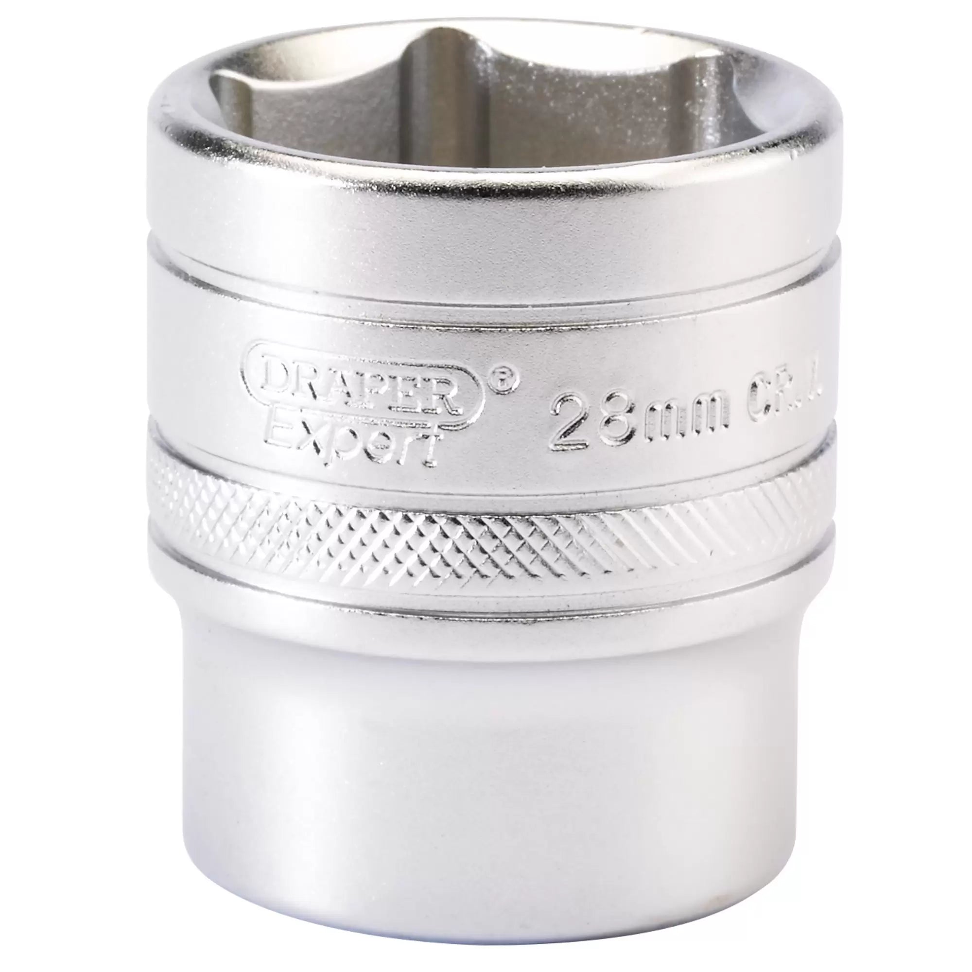 Draper Tools - 16619 - Draper Expert 6 Point Metric Socket, 1/2" Sq. Dr., 28mm