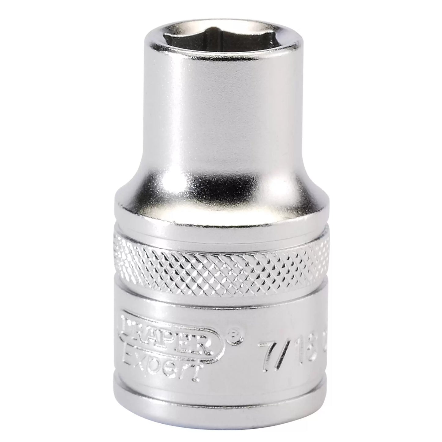 Draper Tools - 16625 - Draper Expert 6 Point Imperial Socket, 1/2" Sq. Dr., 7/16"