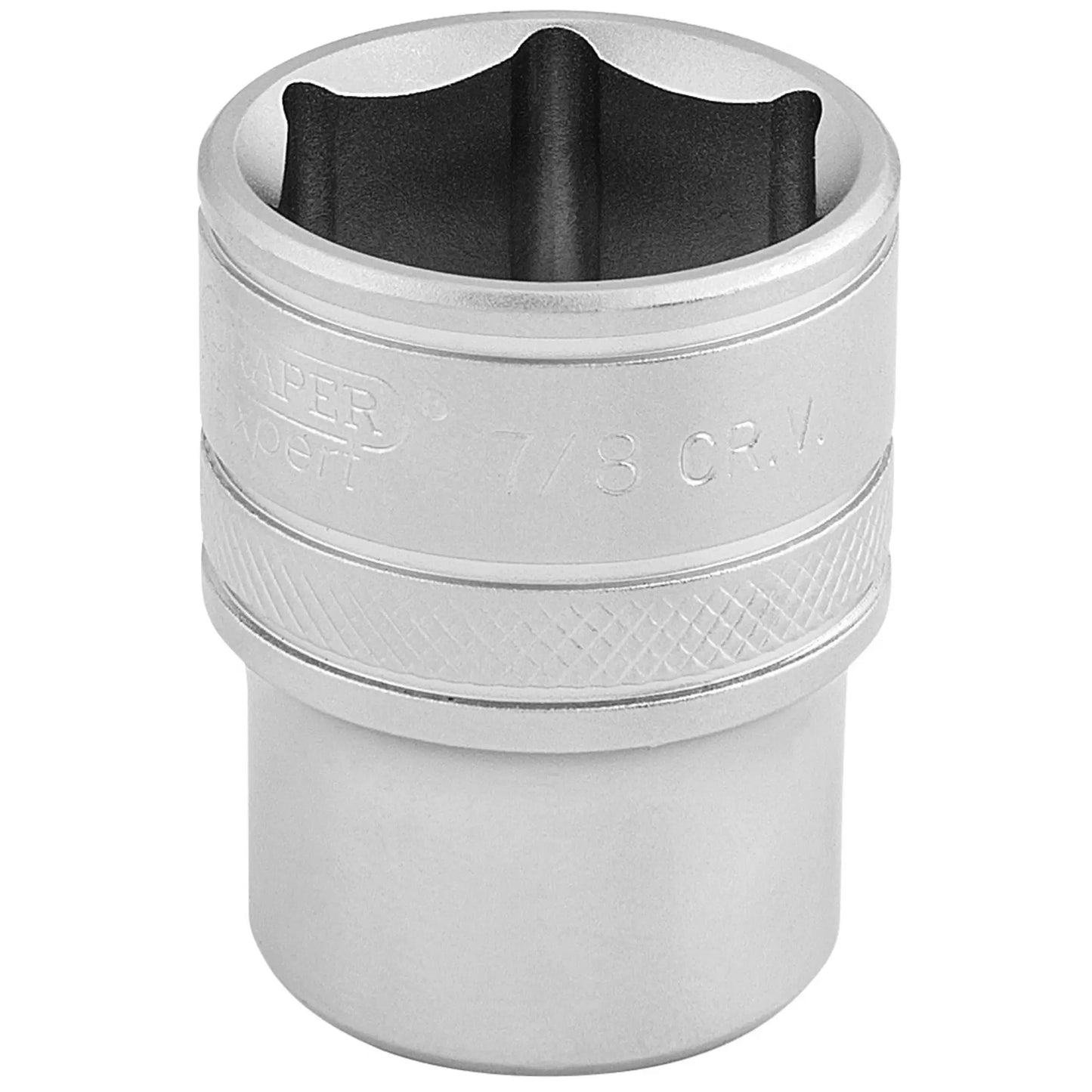 Draper Tools - 16632 - Draper Expert 6 Point Imperial Socket, 1/2" Sq. Dr., 7/8"