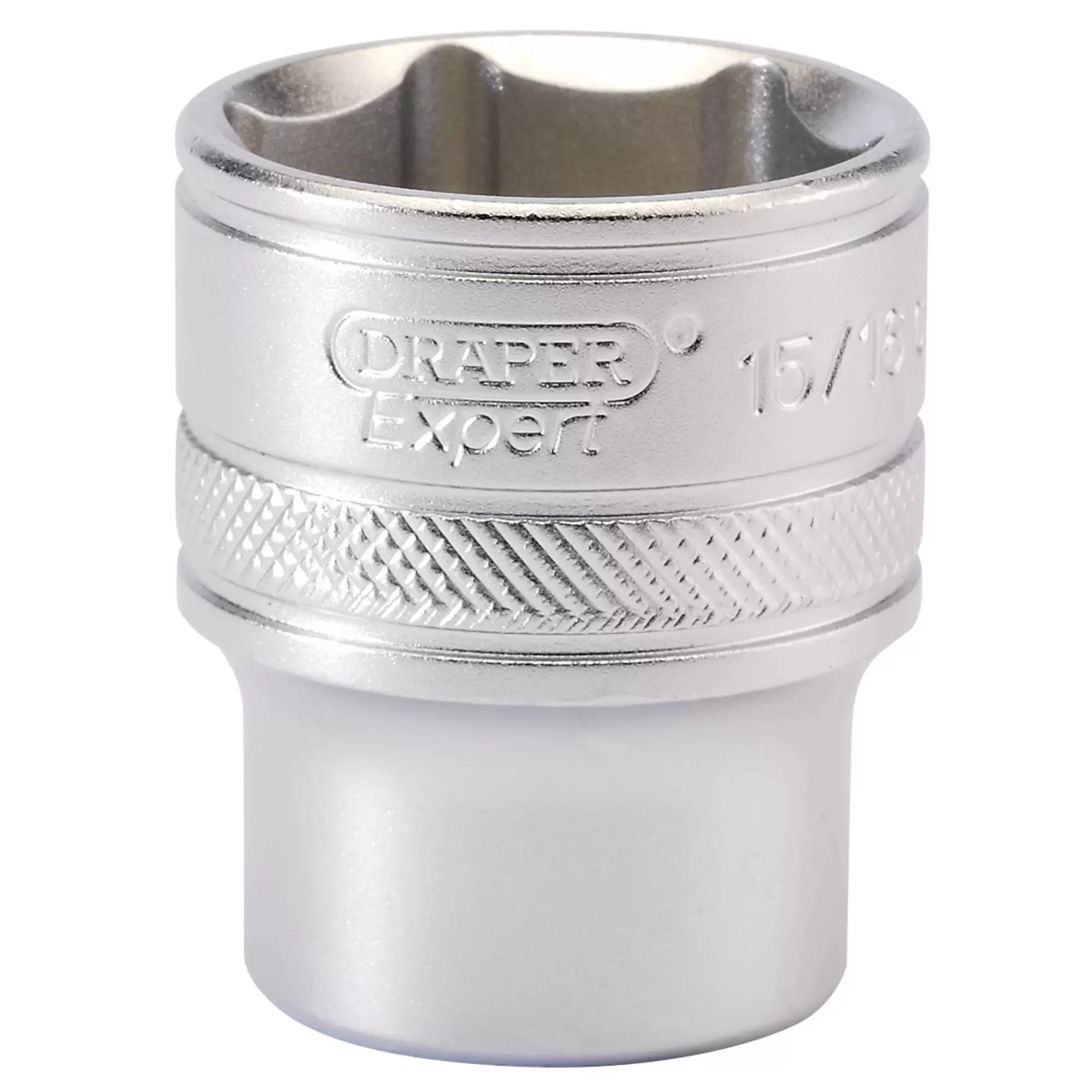 Draper Tools - 16633 - Draper Expert 6 Point Imperial Socket, 1/2" Sq. Dr., 15/16"