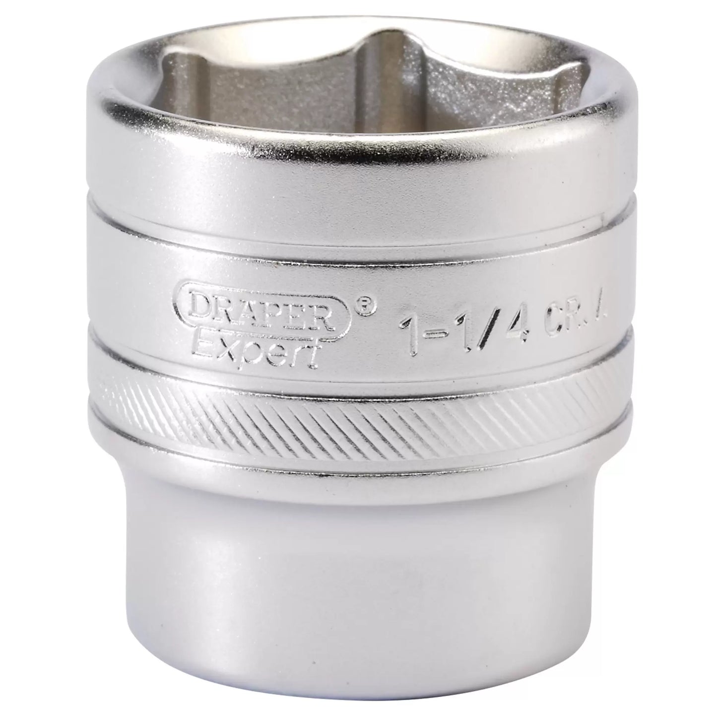 Draper Tools - 16639 - Draper Expert 6 Point Imperial Socket, 1/2" Sq. Dr., 1 1/4"