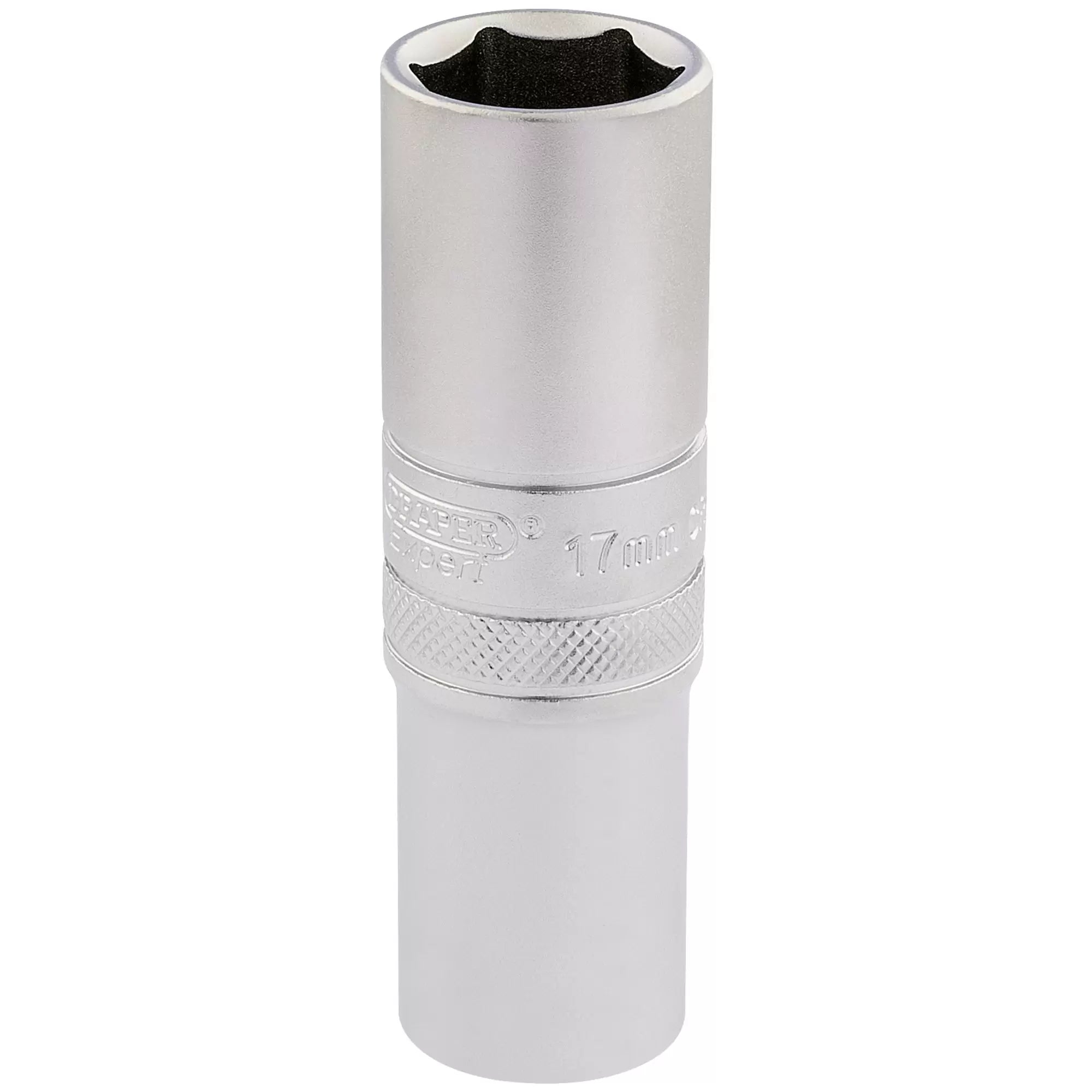 Draper Tools - 16649 - Draper Expert 6 Point Metric Deep Socket, 1/2" Sq. Dr., 17mm
