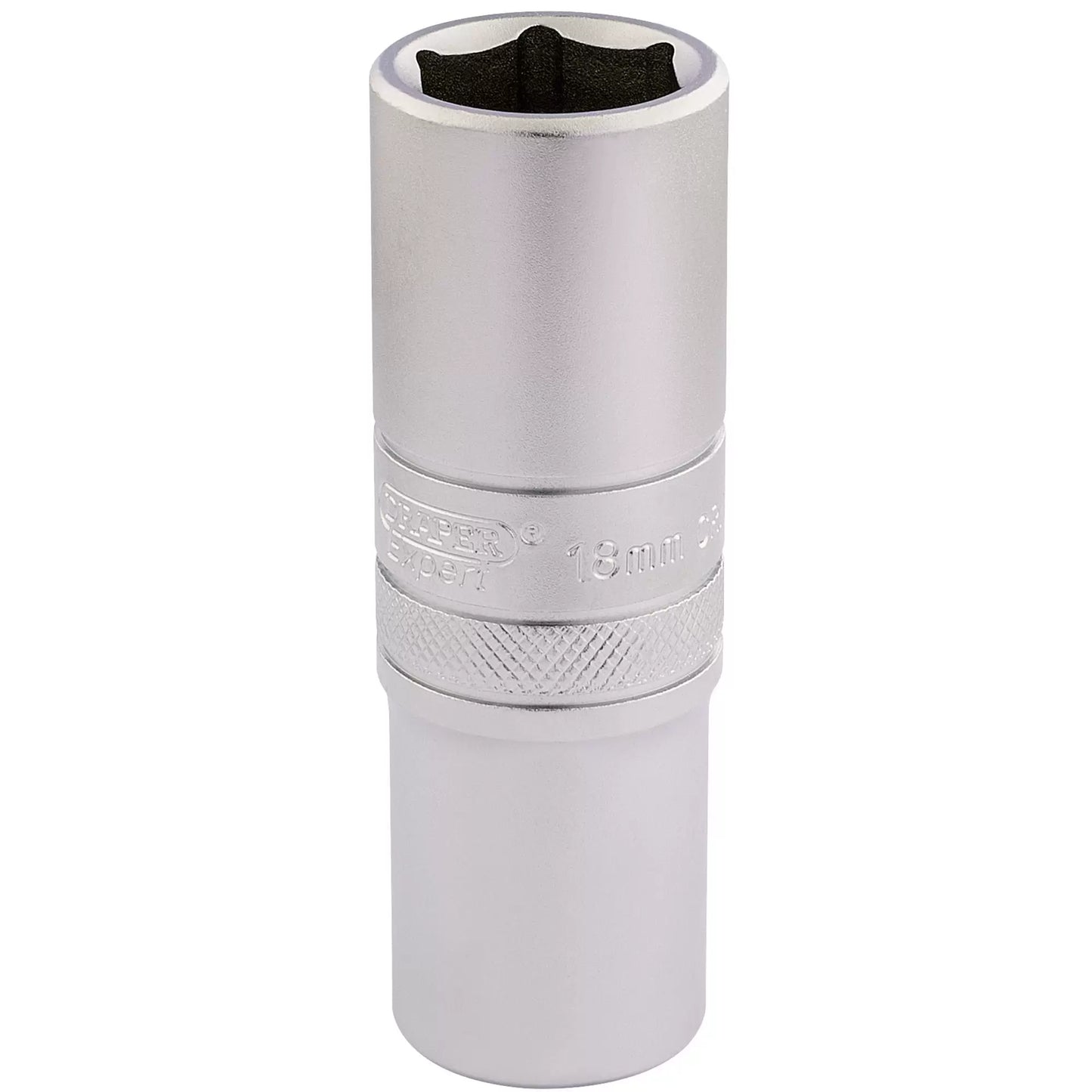 Draper Tools - 16650 - Draper Expert 6 Point Metric Deep Socket, 1/2" Sq. Dr., 18mm