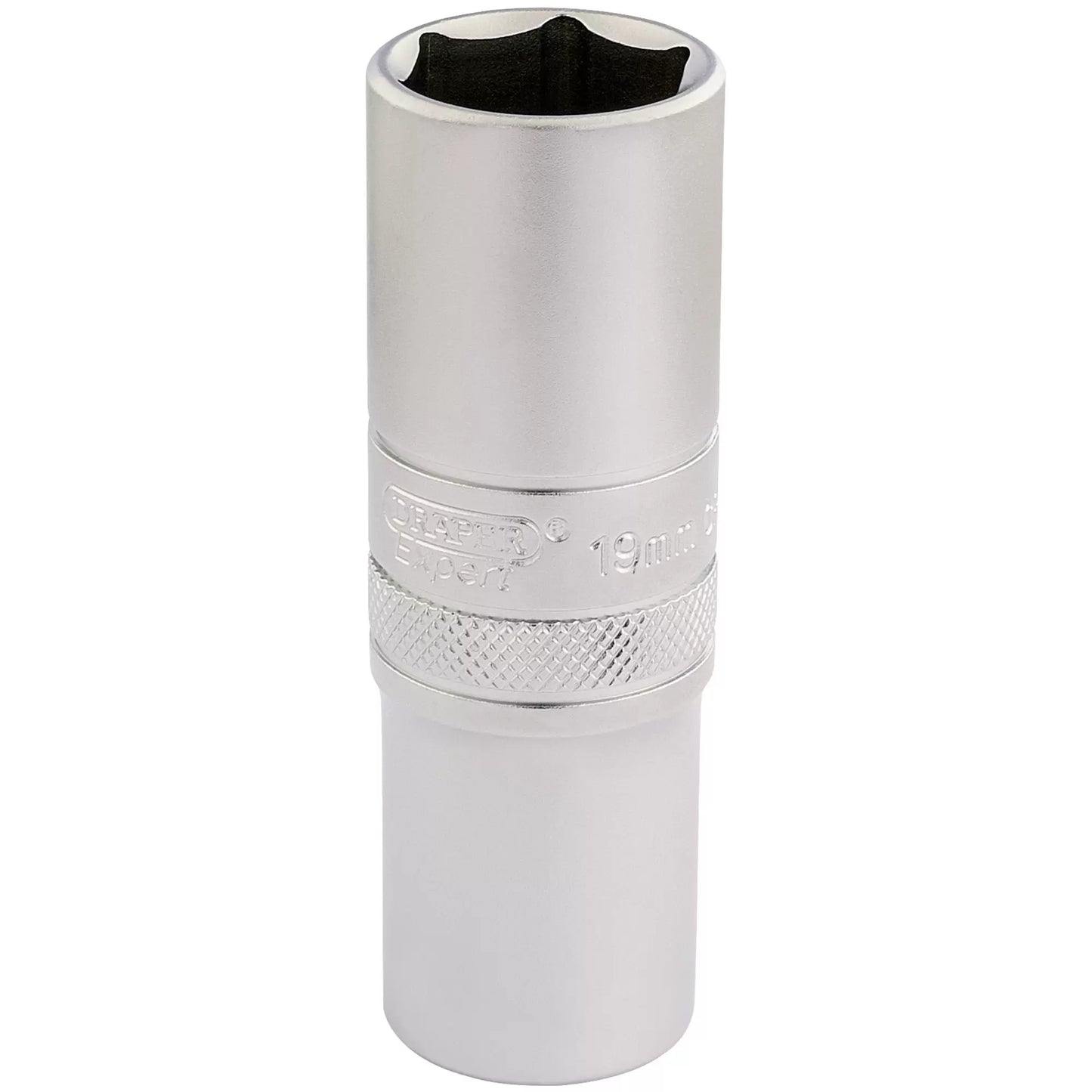 Draper Tools - 16651 - Draper Expert 6 Point Metric Deep Socket, 1/2" Sq. Dr., 19mm