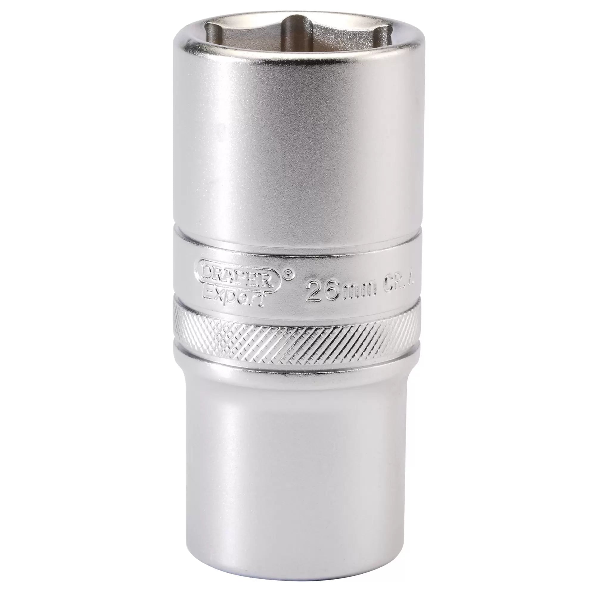 Draper Tools - 16656 - Draper Expert 6 Point Metric Deep Socket, 1/2" Sq. Dr., 26mm
