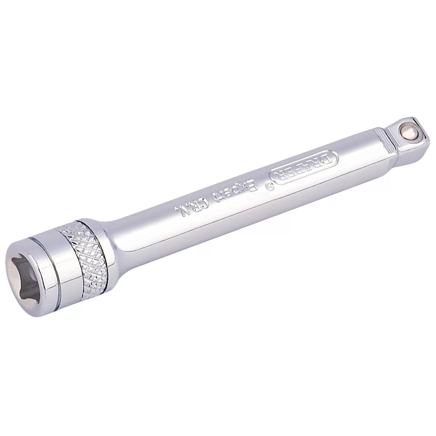 Draper Tools - 16717 - Draper Expert Wobble Extension Bar, 1/4" Sq. Dr., 75mm, Polished Chrome