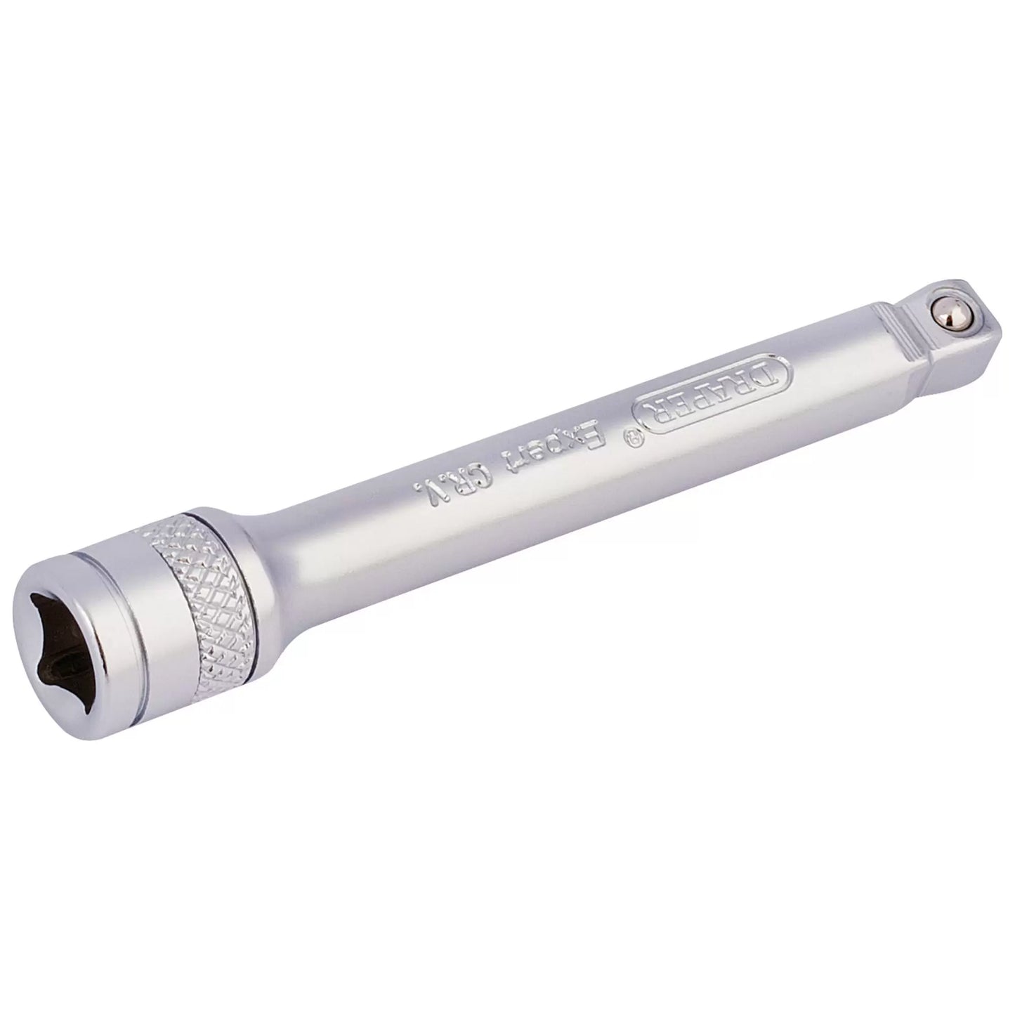 Draper Tools - 16721 - Draper Expert Wobble Extension Bar, 1/4" Sq. Dr., 75mm, Micro Satin Chrome