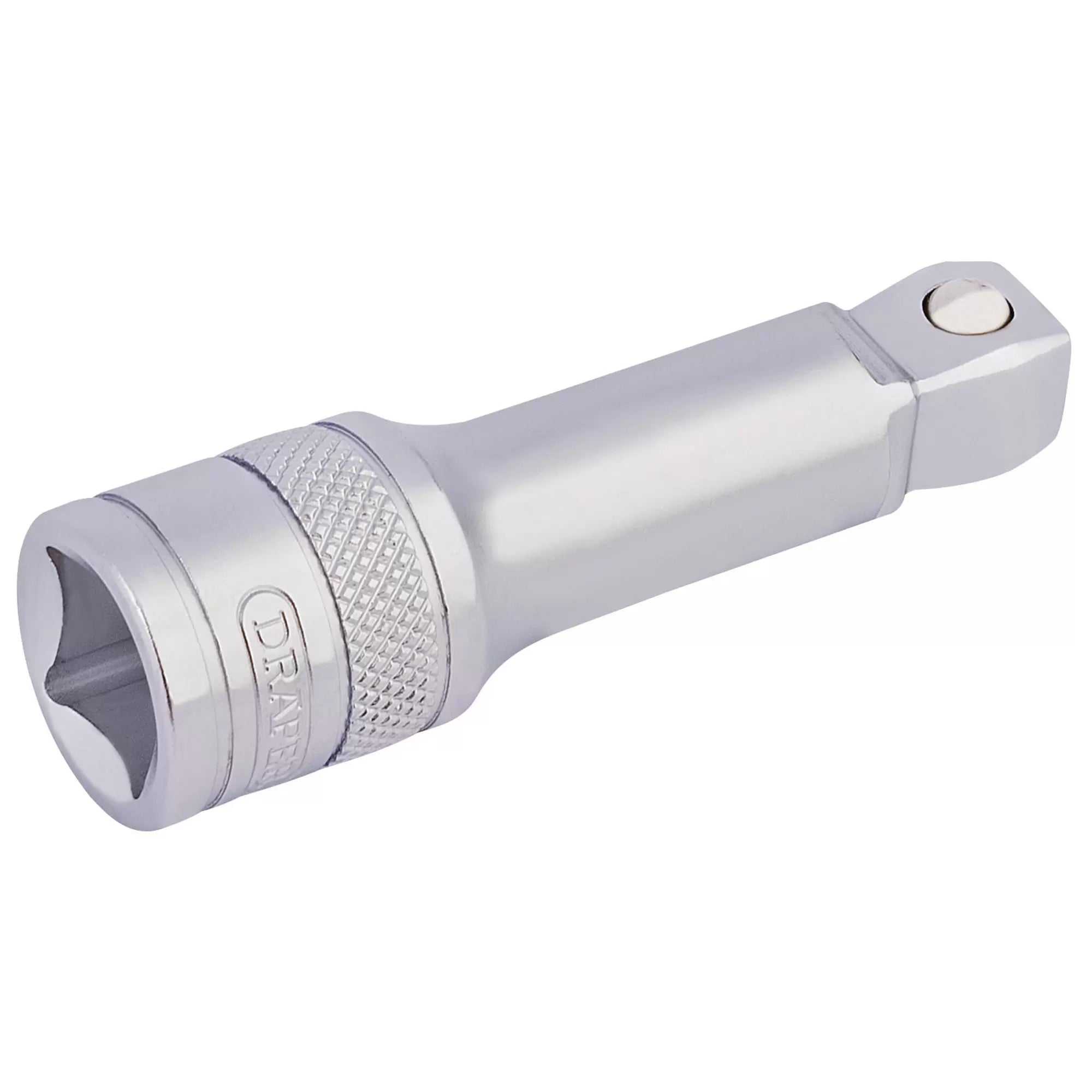 Draper Tools - 16761 - Draper Expert Satin Chrome Wobble Extension Bar, 1/2" Sq. Dr., 75mm