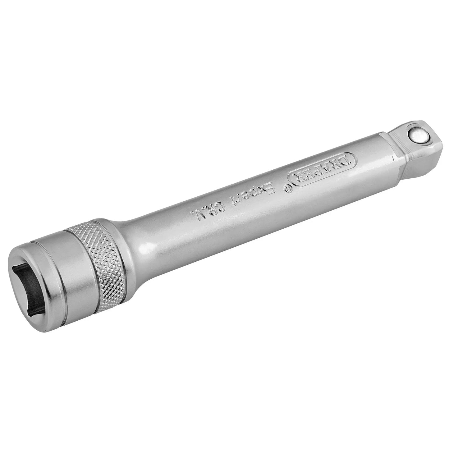 Draper Tools - 16762 - Draper Expert Satin Chrome Wobble Extension Bar, 1/2" Sq. Dr., 125mm