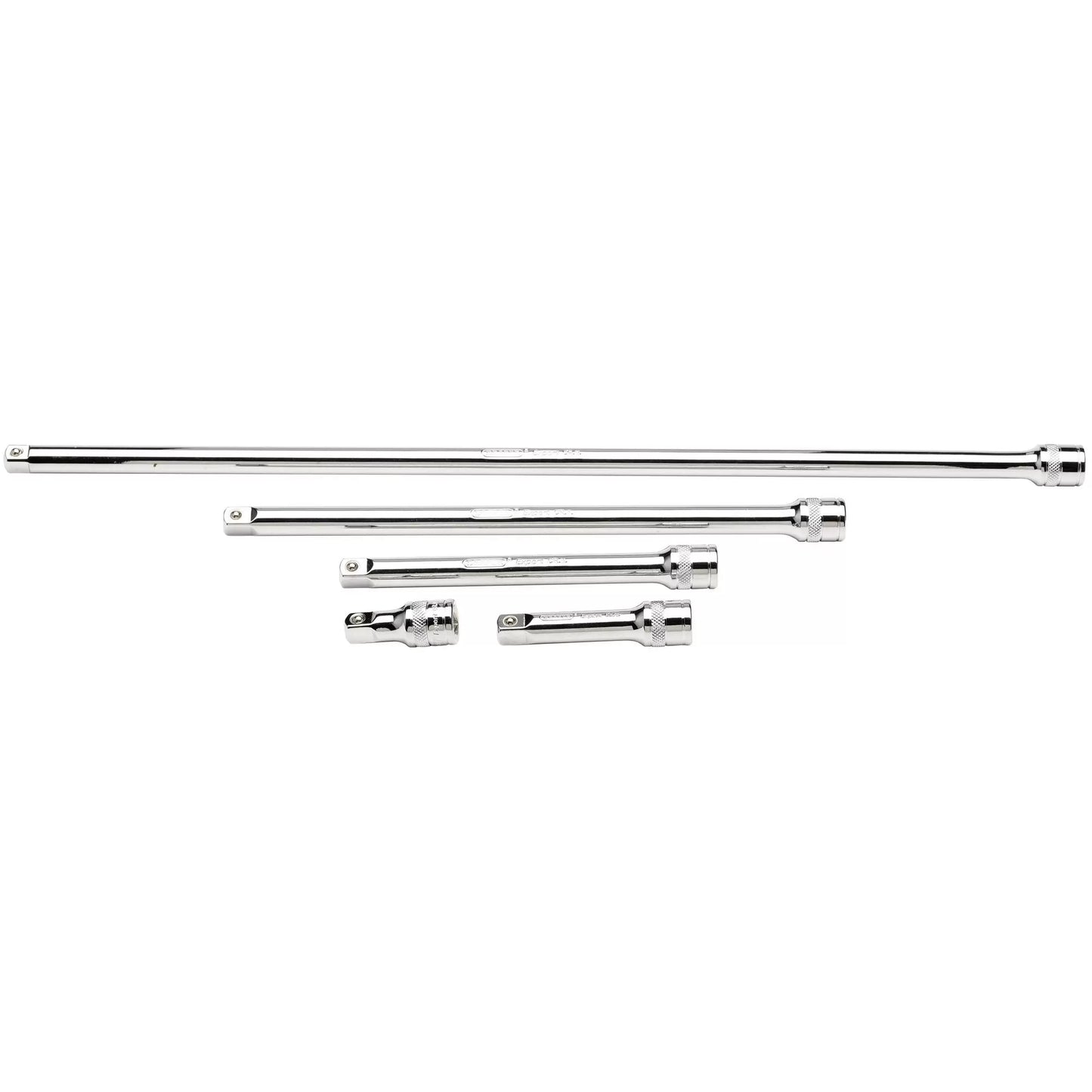 Draper Tools - 16767 - Draper Expert Extension Bar Set, 3/8" Sq. Dr., Polished Chrome (5 Piece)