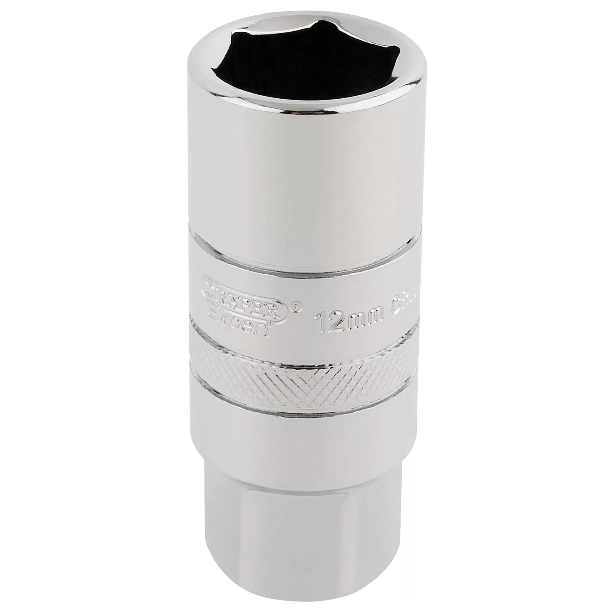Draper Tools - 16773 - Draper Expert 12mm Thread 6 Point Spark Plug Socket, 3/8" Sq. Dr., 18mm
