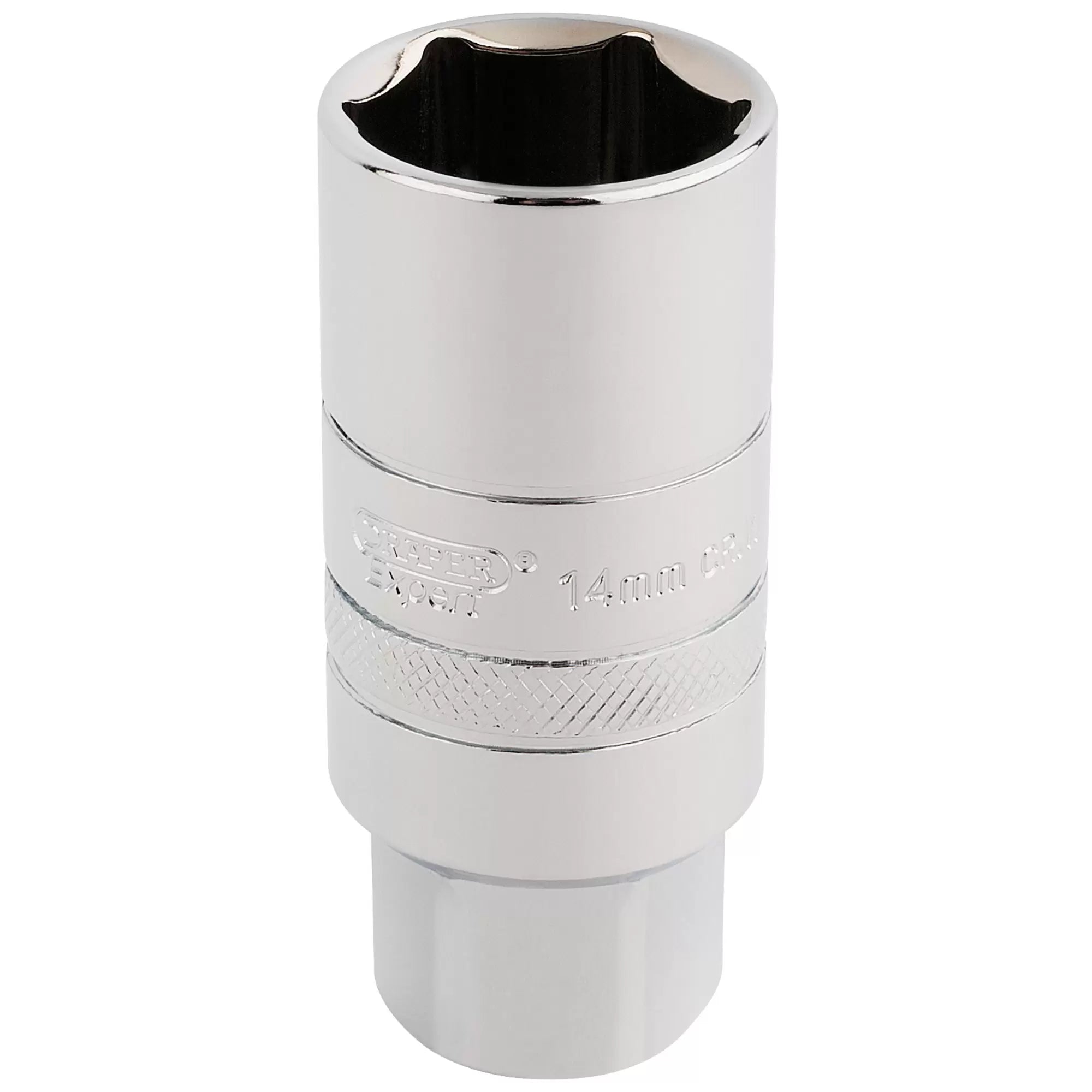 Draper Tools - 16774 - Draper Expert 14mm Thread 6 Point Spark Plug Socket, 3/8" Sq. Dr., 21mm