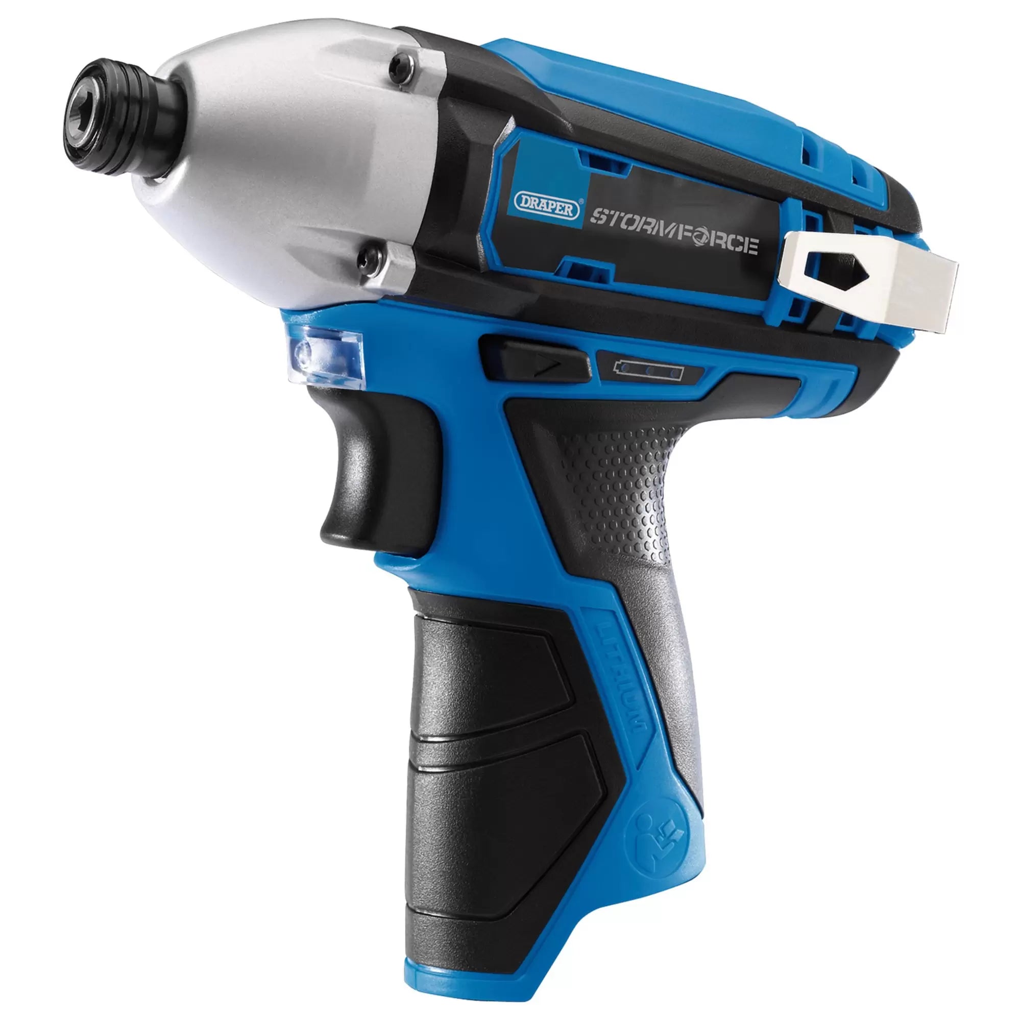 Draper Tools - 17132 - Draper Storm Force® 10.8V Power Interchange Impact Driver, 1/4" Hex. (Sold Bare)
