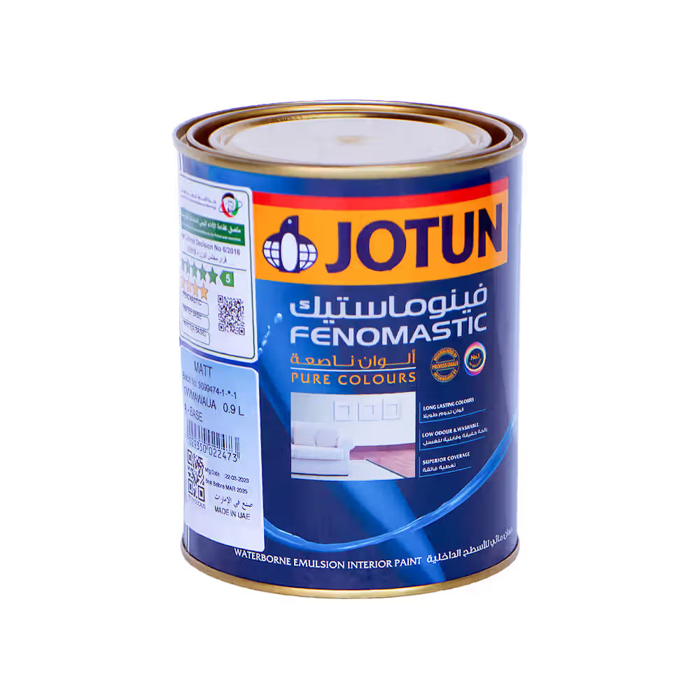 Jotun Fenomastic Pure Colour Emulsion – Matt, 1L, White Comfort – 8395