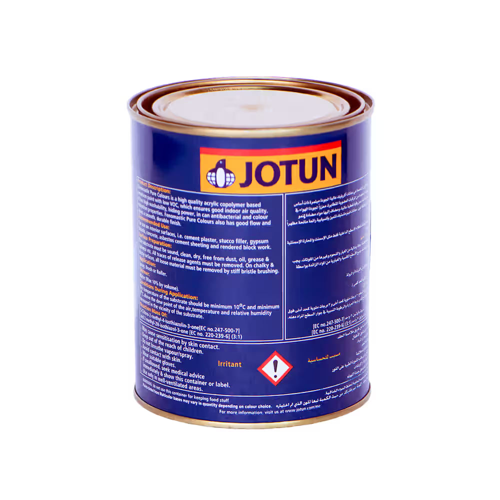 Jotun Fenomastic Pure Colour Emulsion – Matt, 1L, Classic White – 9918