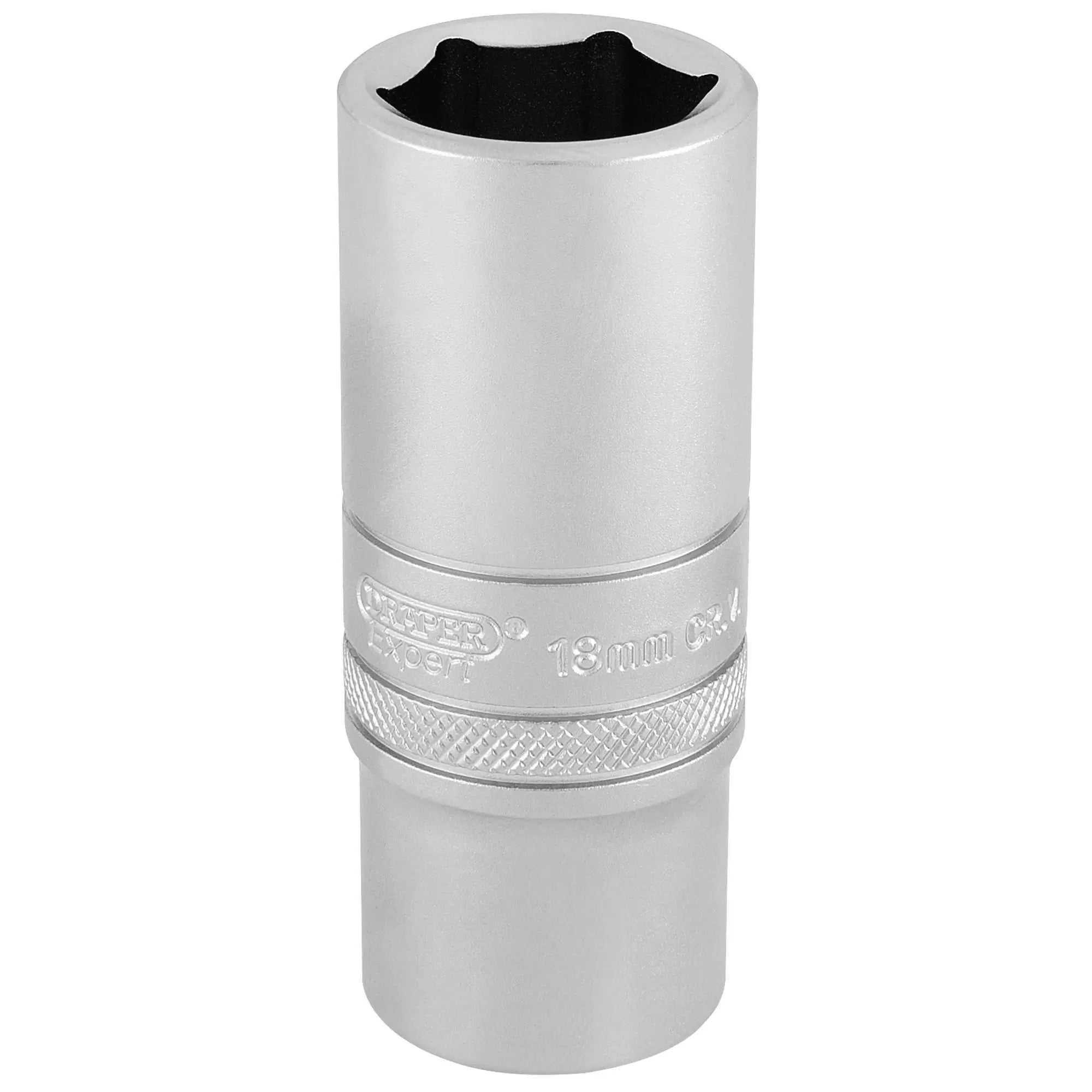 Draper Tools - 17545 - Draper Expert 6 Point Deep Socket, 3/8" Sq. Dr., 18mm